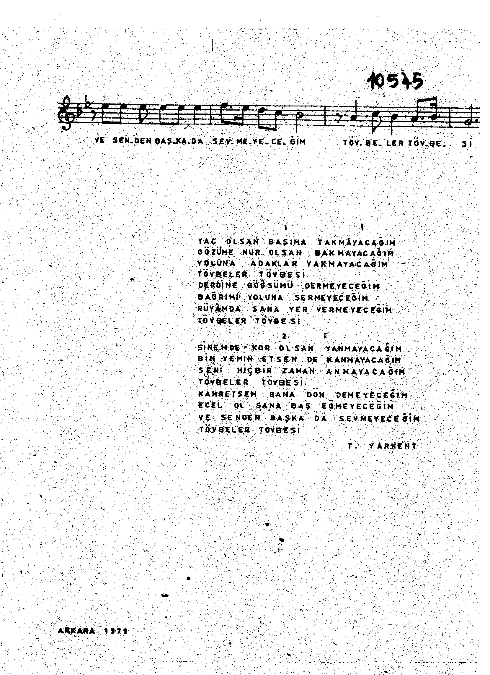 Nihâvend - Şarkı - Sâdettin Öktenay - Sayfa 2