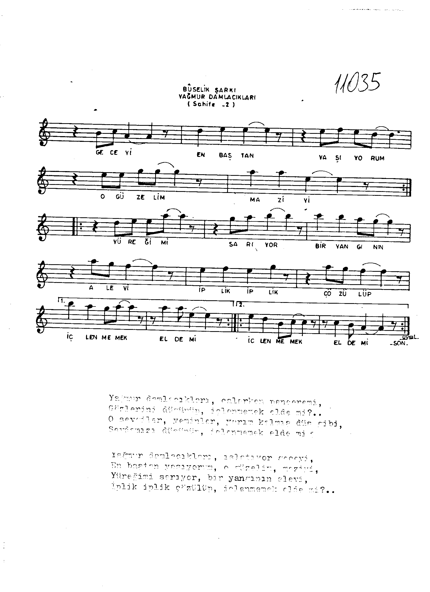 Bûselik - Şarkı - Mahmut Oğul - Sayfa 2