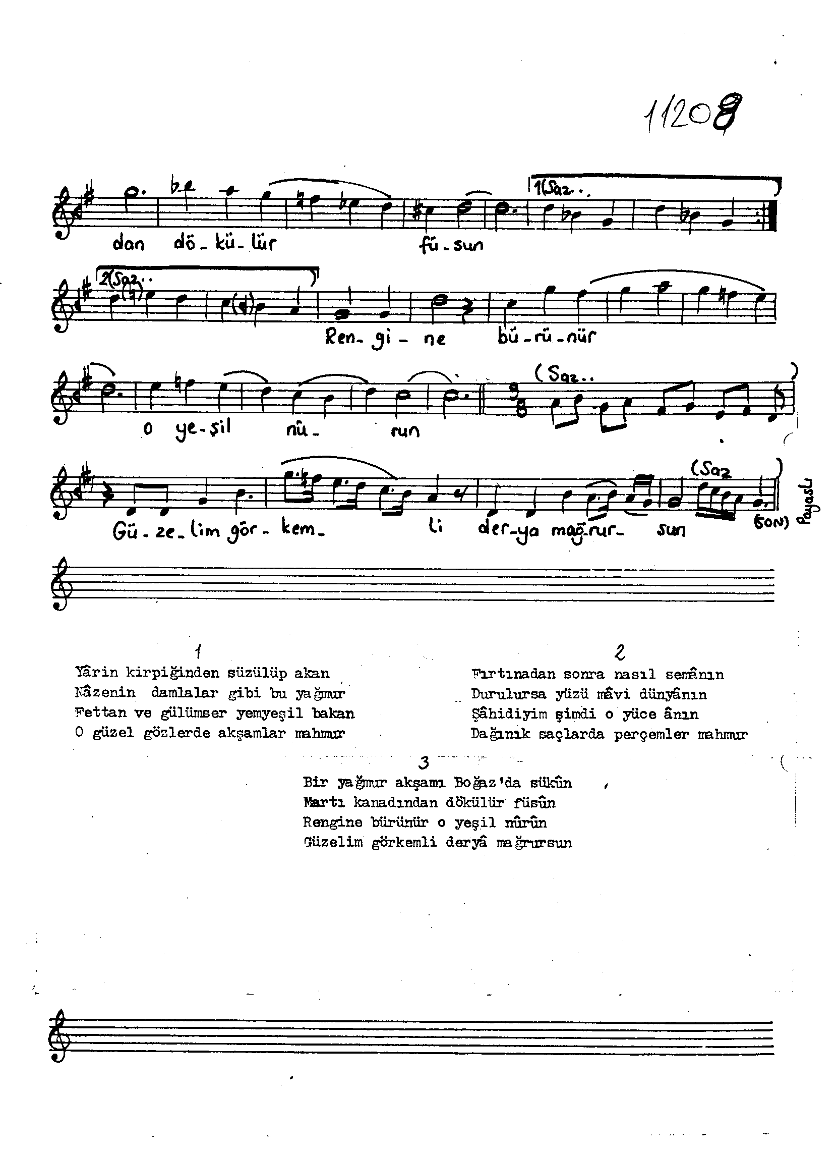 Rast - Şarkı - Orhan Kızılsavaş - Sayfa 2