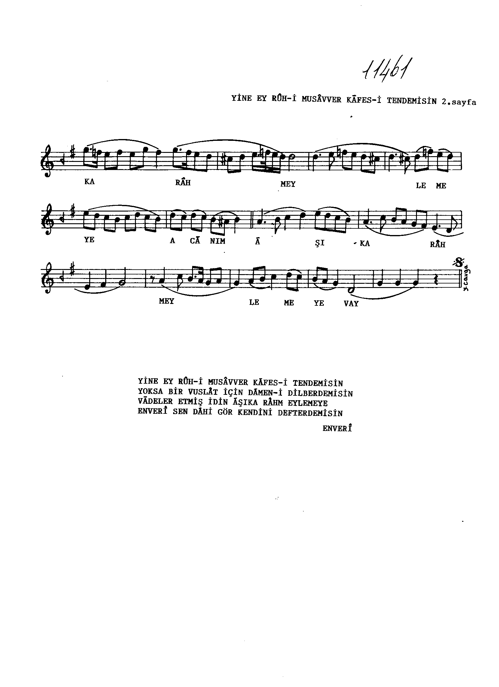 Rehâvi - Beste - Itrî(Buhûrizâde Mustafa Efendi) - Sayfa 2