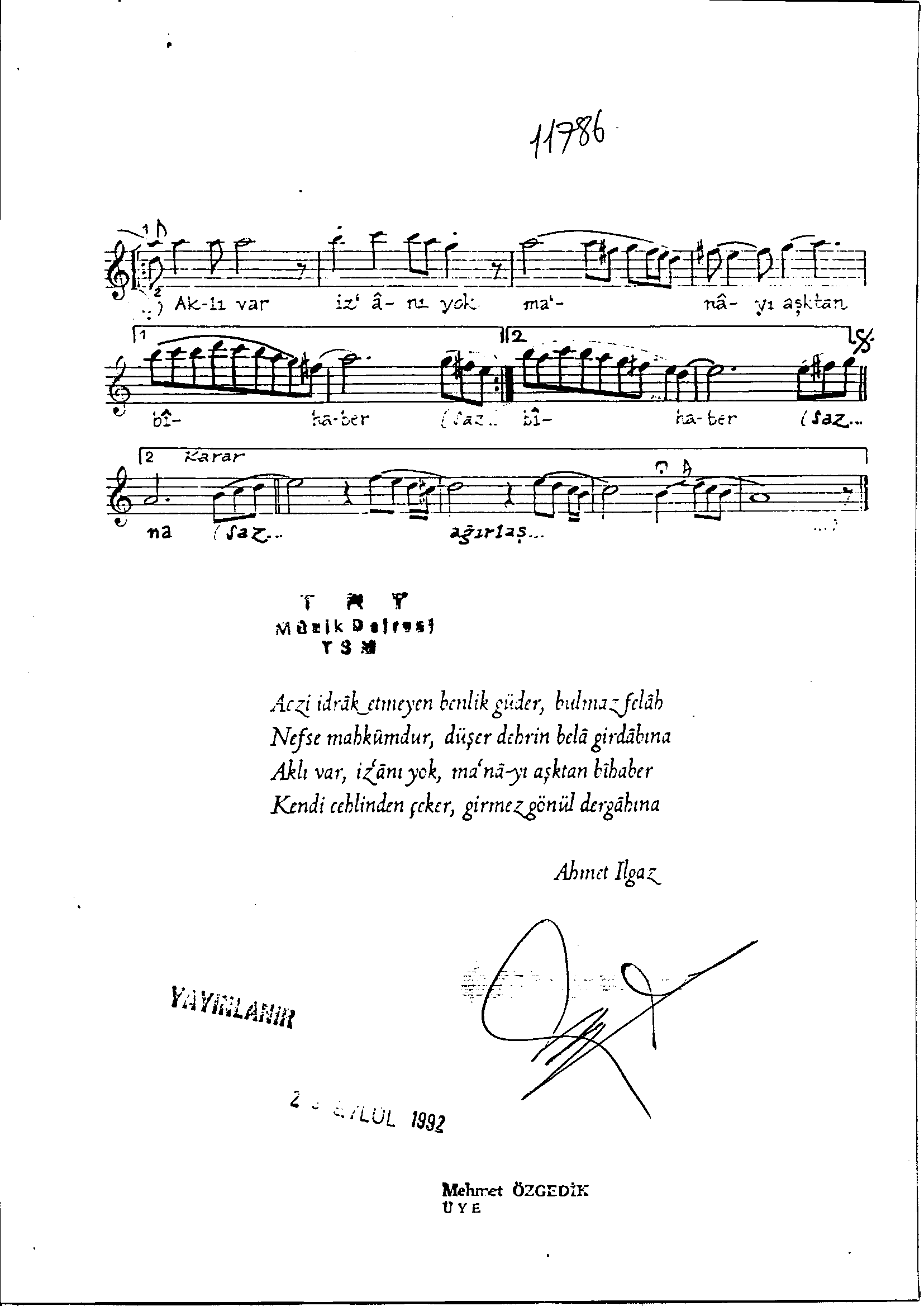 Bûselik - Şarkı - Cinuçen Tanrıkorur - Sayfa 2