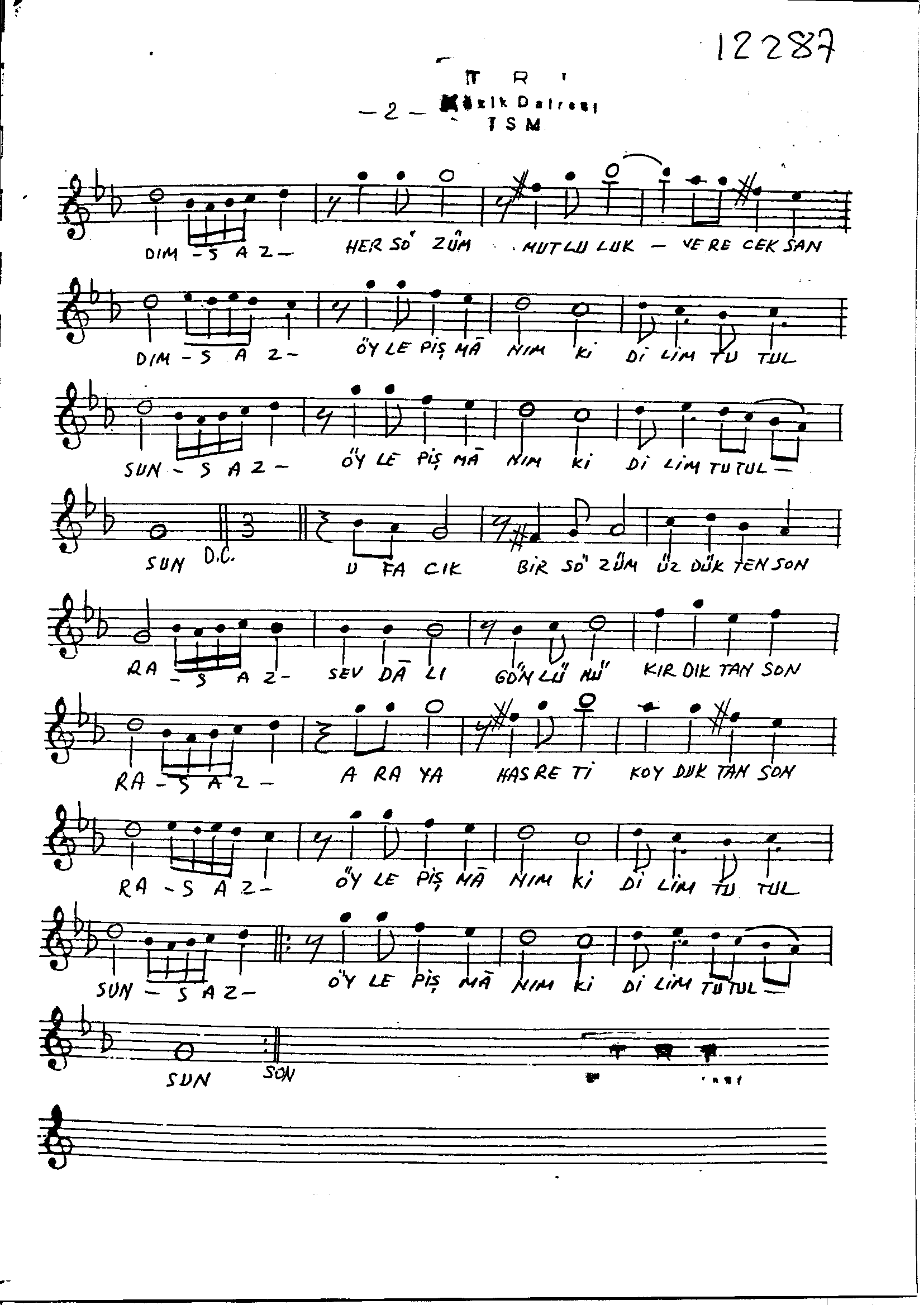 Nihâvend - Şarkı - İlgün Soysev - Sayfa 2
