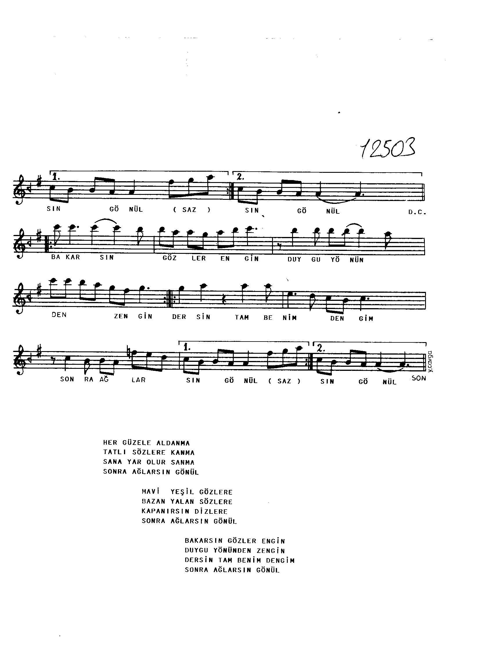 Hüseynî - Şarkı - Mediha Şen Sancakoğlu - Sayfa 2