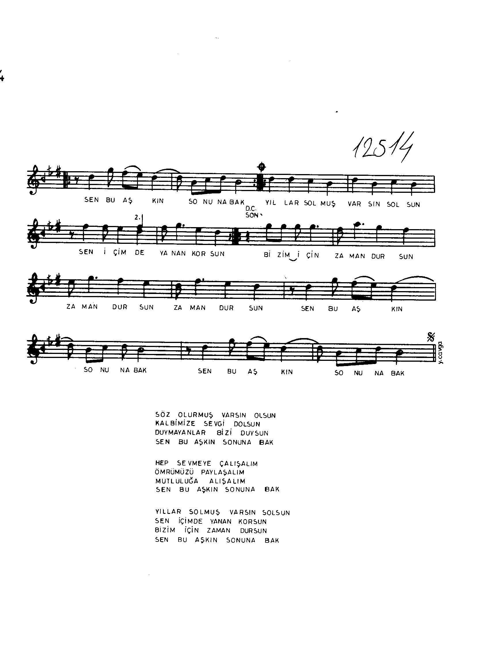 Hüzzâm - Şarkı - Alâeddin Pakyüz - Sayfa 2