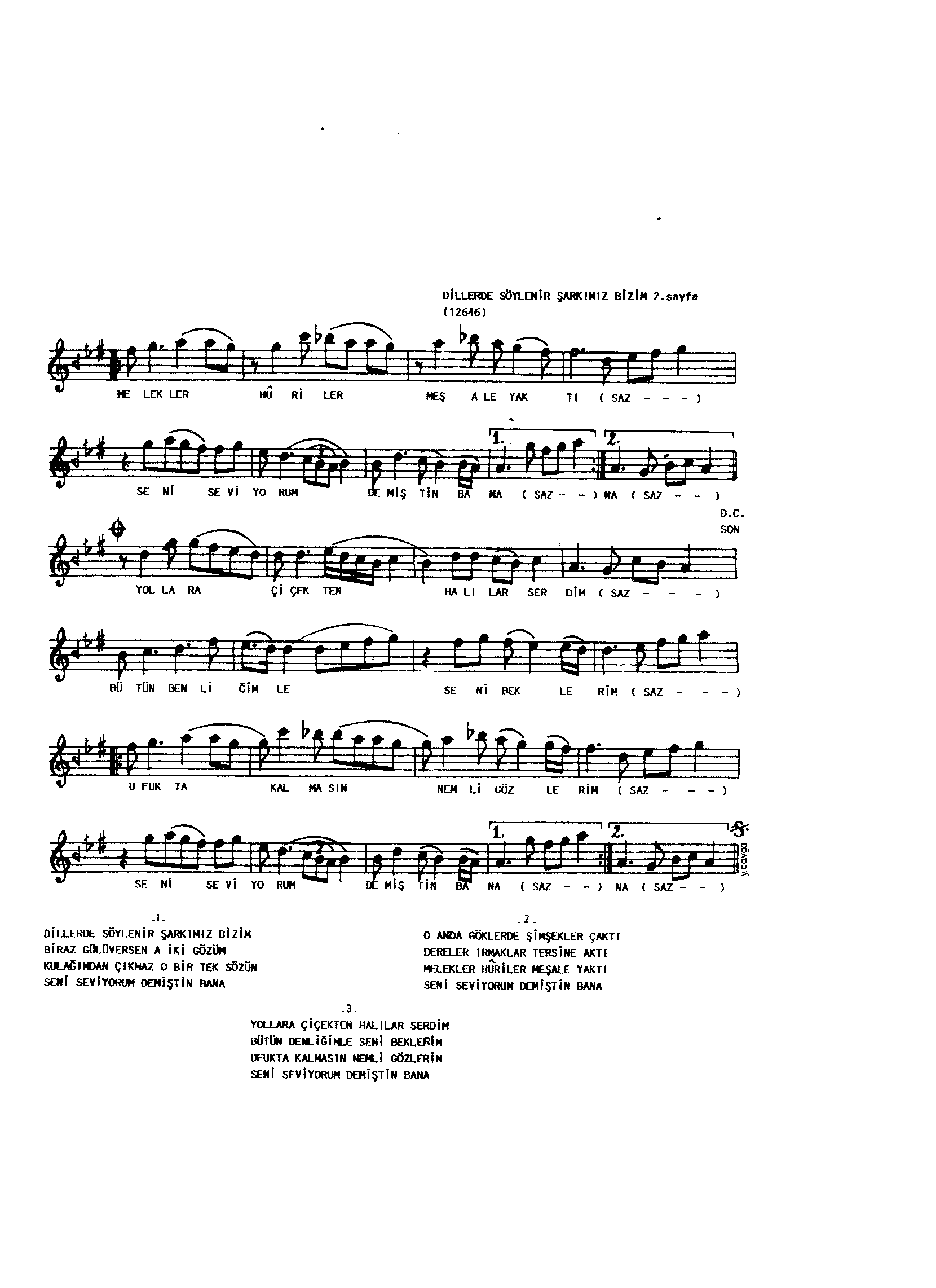 Karcığar - Şarkı - Suat Yıldırım - Sayfa 2