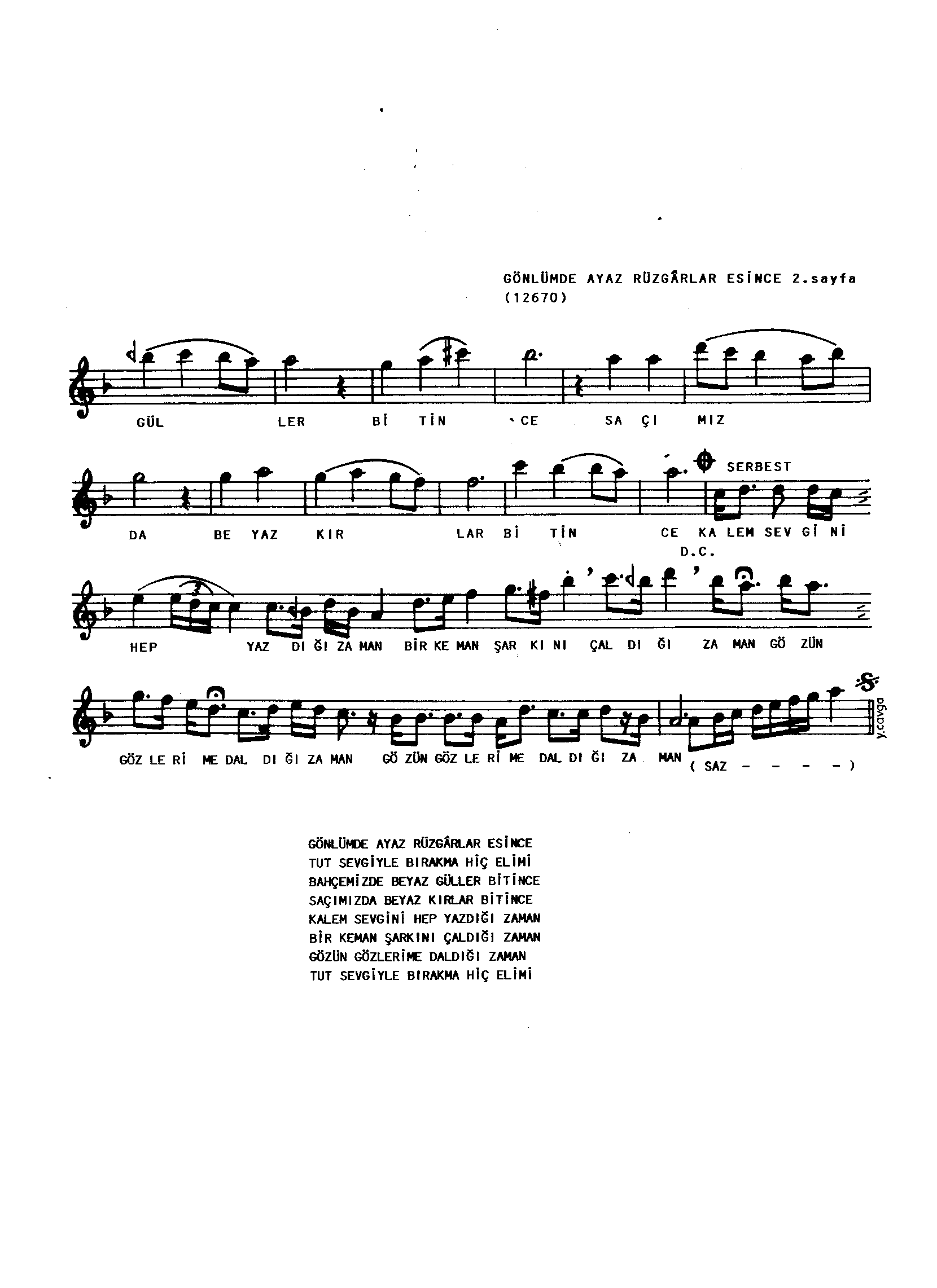 Muhayyer Kürdî - Şarkı - Tuncay Yalın - Sayfa 2