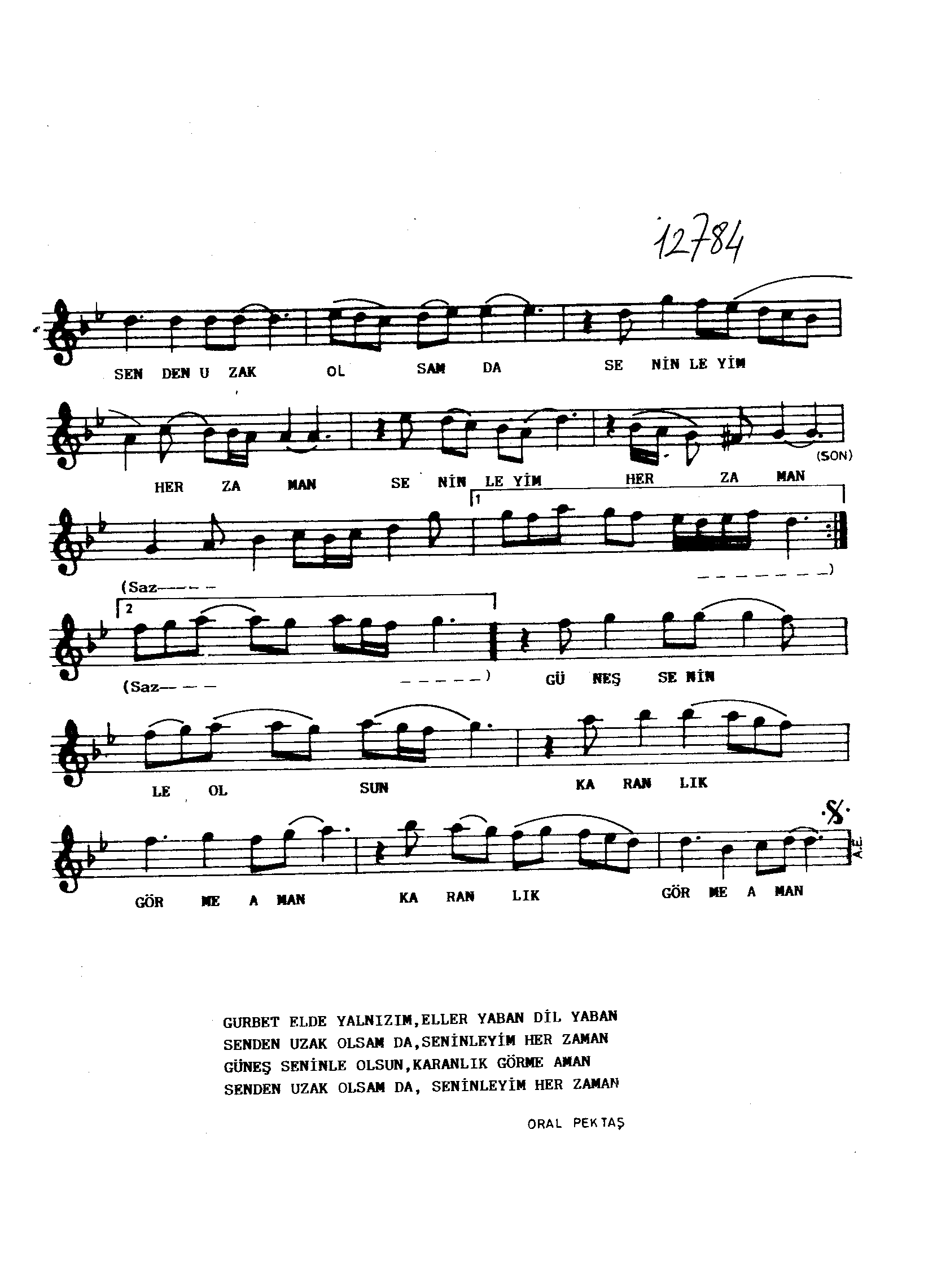 Nihâvend - Şarkı - Ünsal Silleli - Sayfa 2