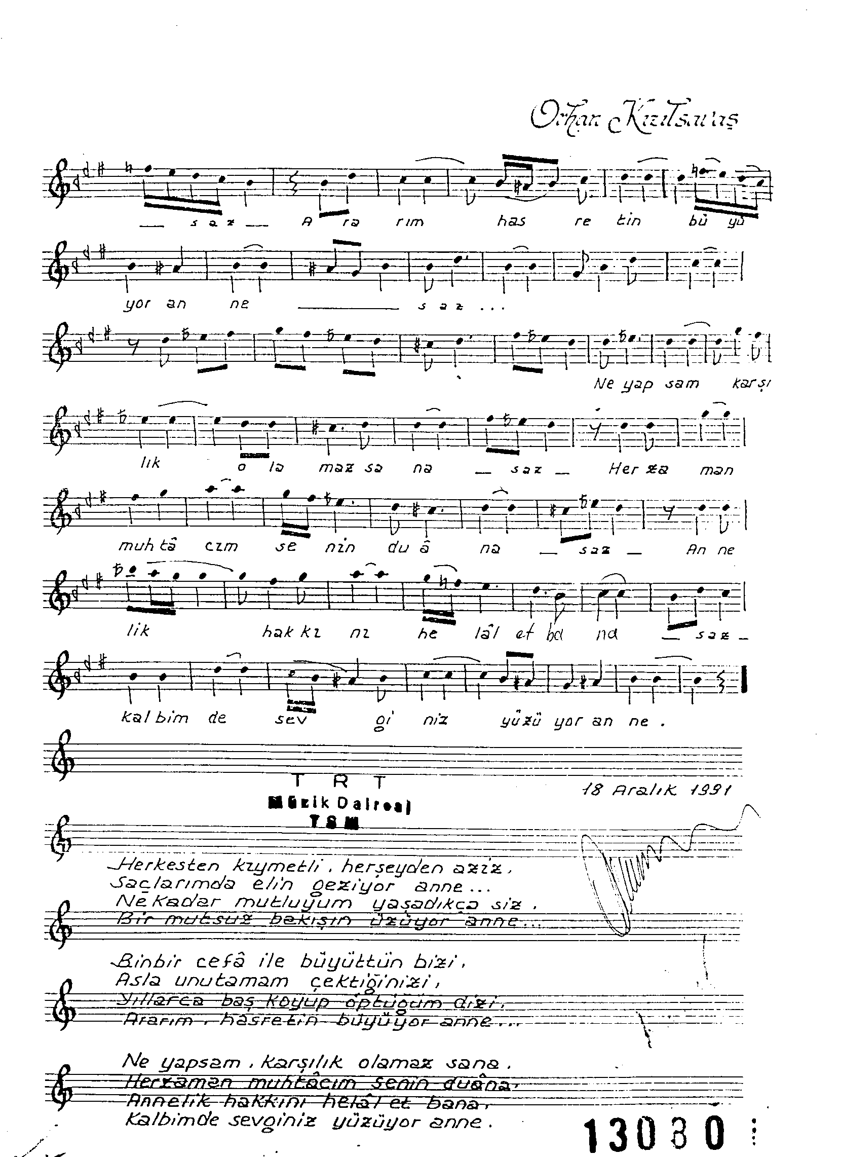Segâh - Şarkı - Orhan Kızılsavaş - Sayfa 2