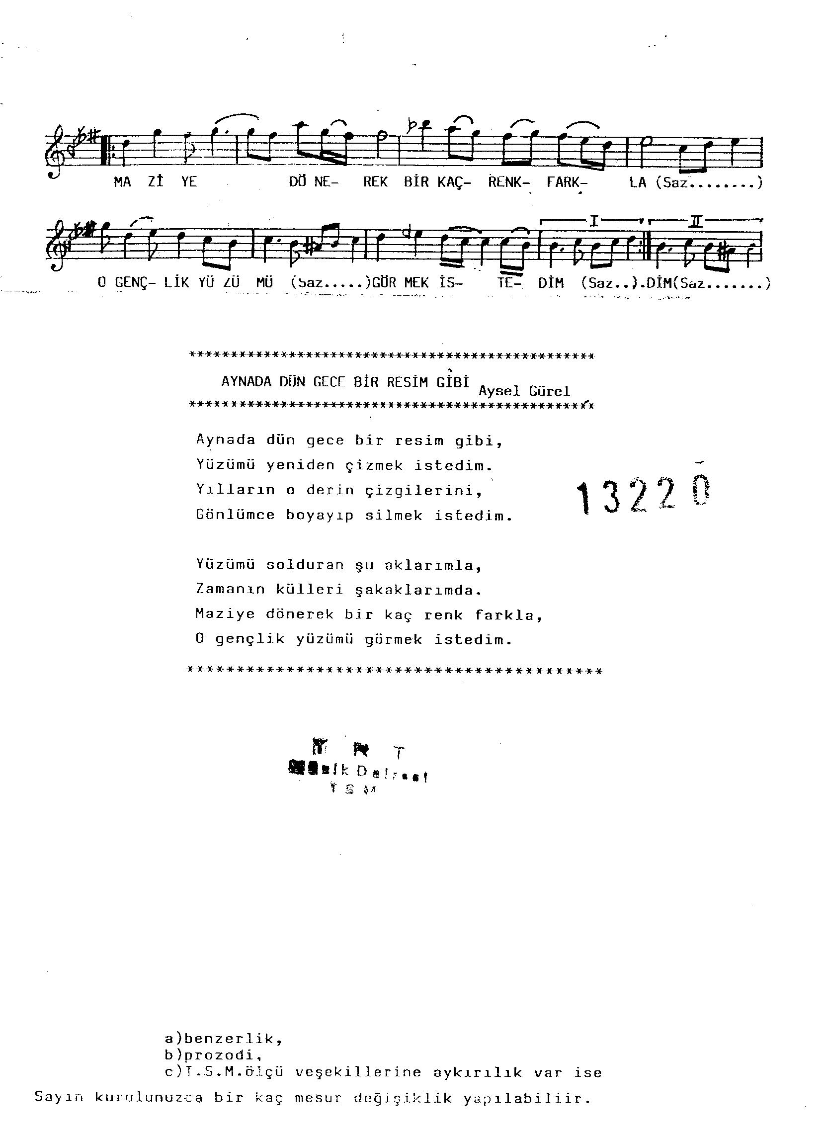 Hüzzâm - Şarkı - Cemil Derelioğlu - Sayfa 2