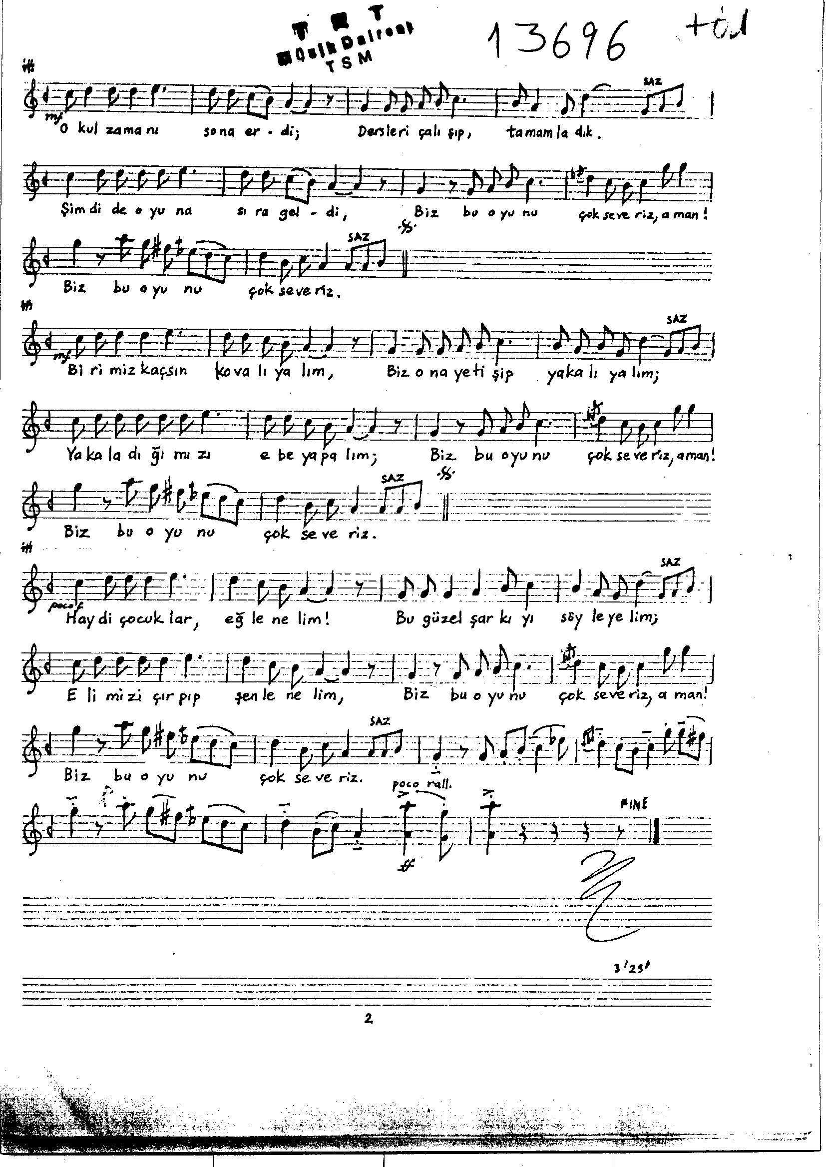 Beyâtî - Çocuk Şarkısı - Yalçın Tura - Sayfa 2