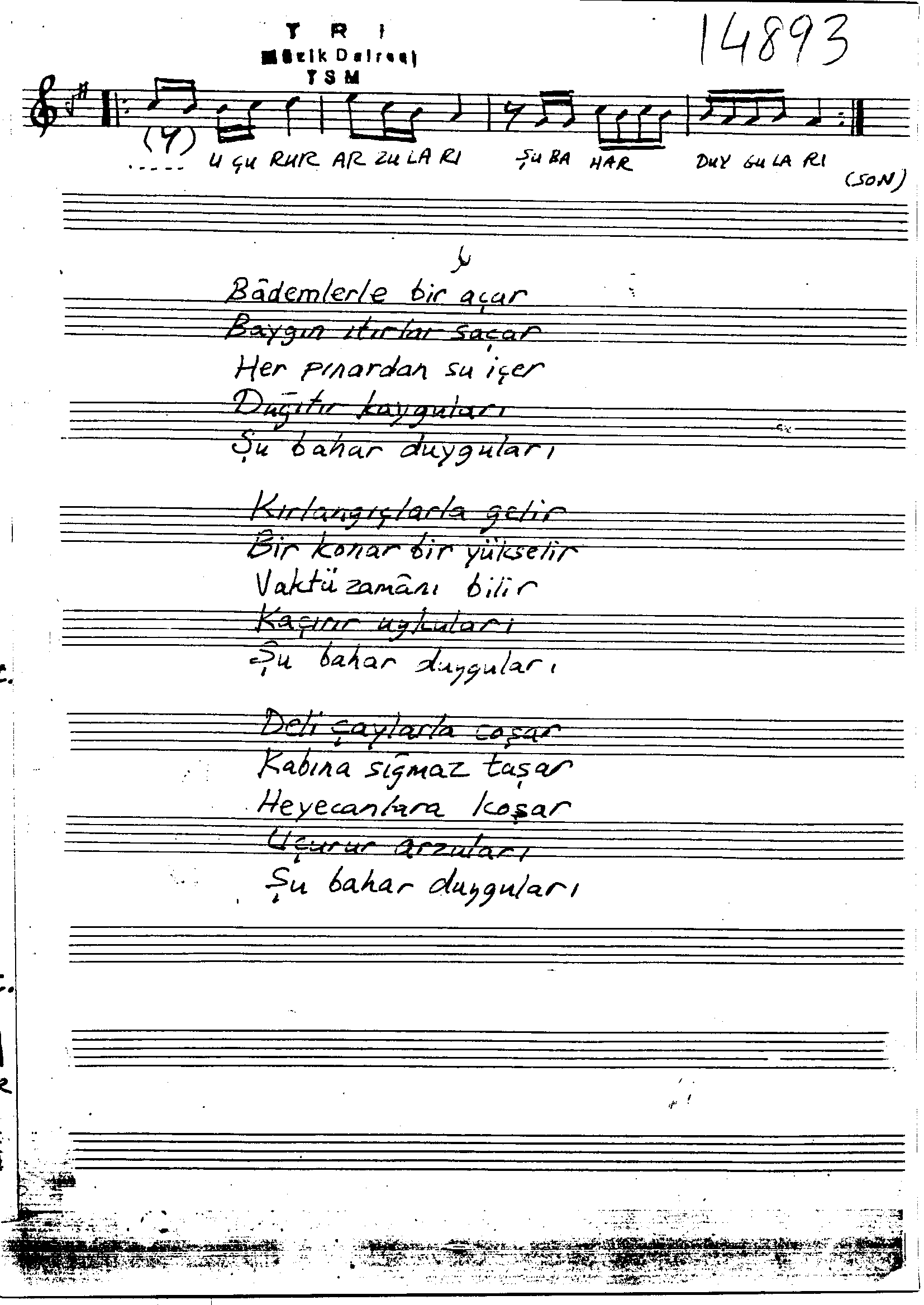 Gerdâniye - Şarkı - Fethi Karamahmudoğlu - Sayfa 2