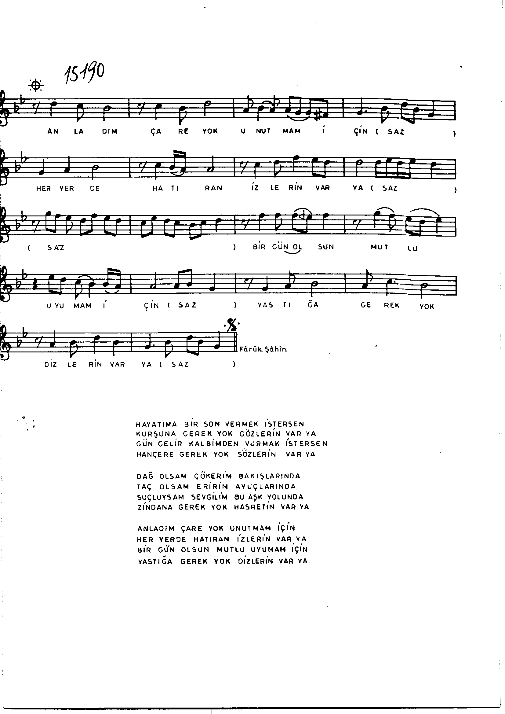 Nihâvend - Şarkı - Ziyâ Taşkent - Sayfa 2