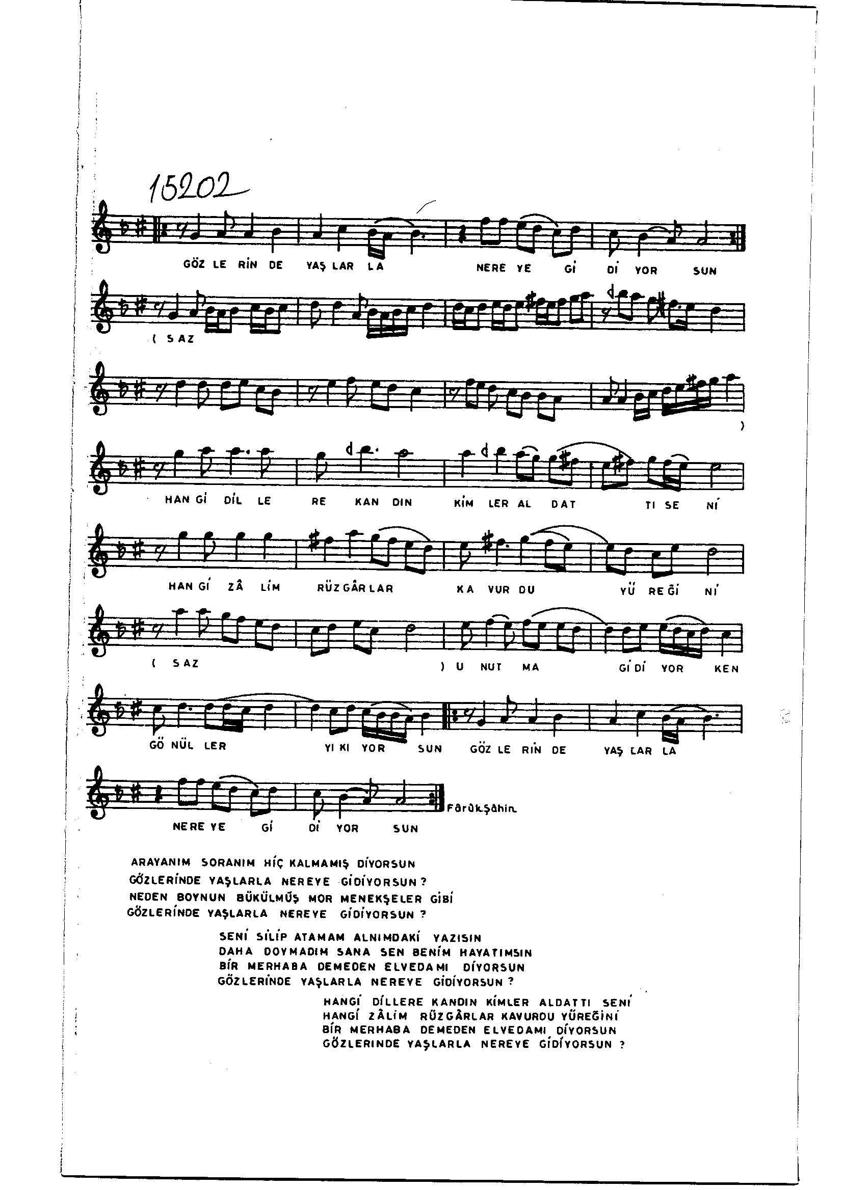 Hicâz - Şarkı - Ziyâ Taşkent - Sayfa 2