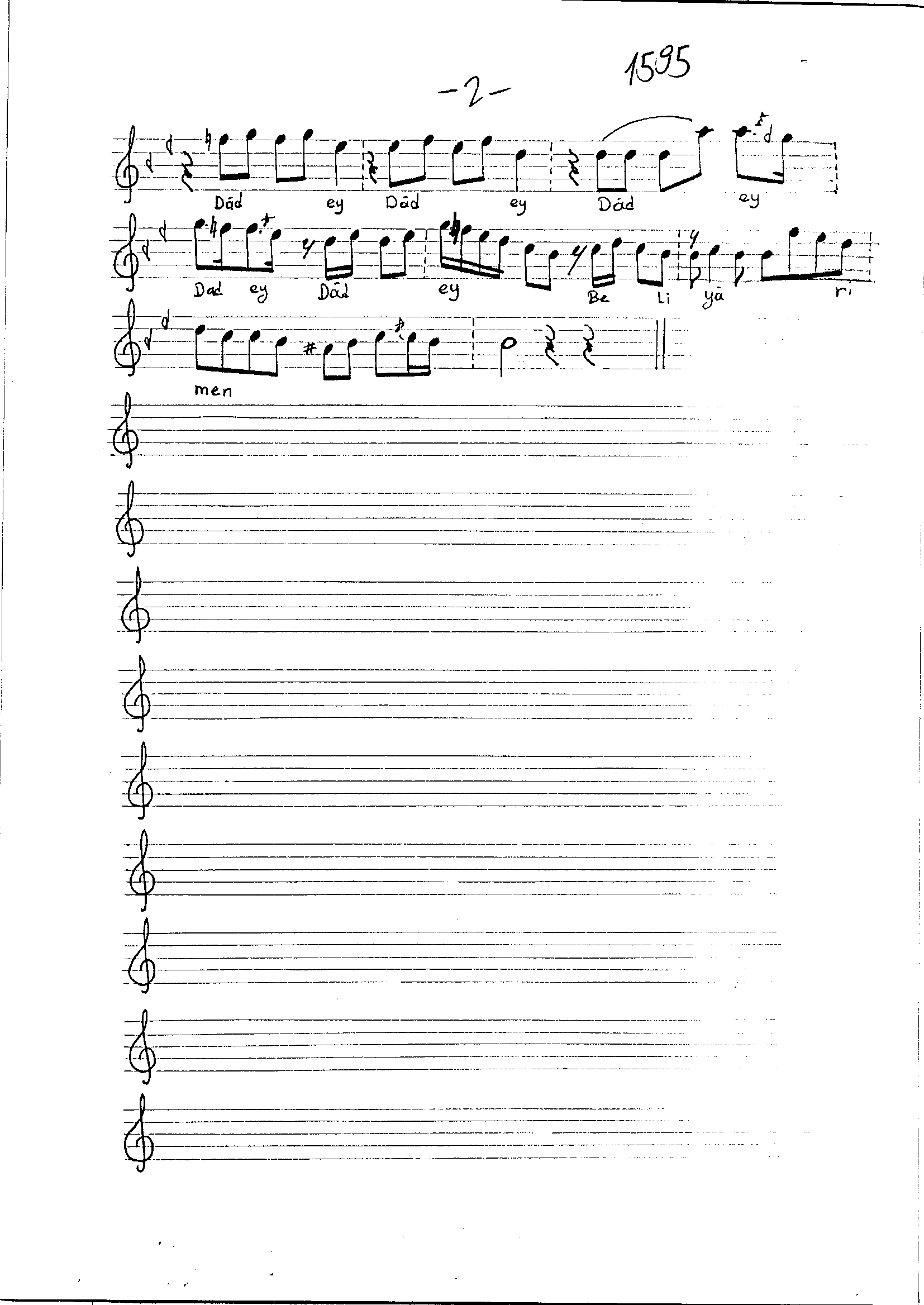 Segâh - Beste - Rif'at Efendi(Hâfız-Molla) - Sayfa 2