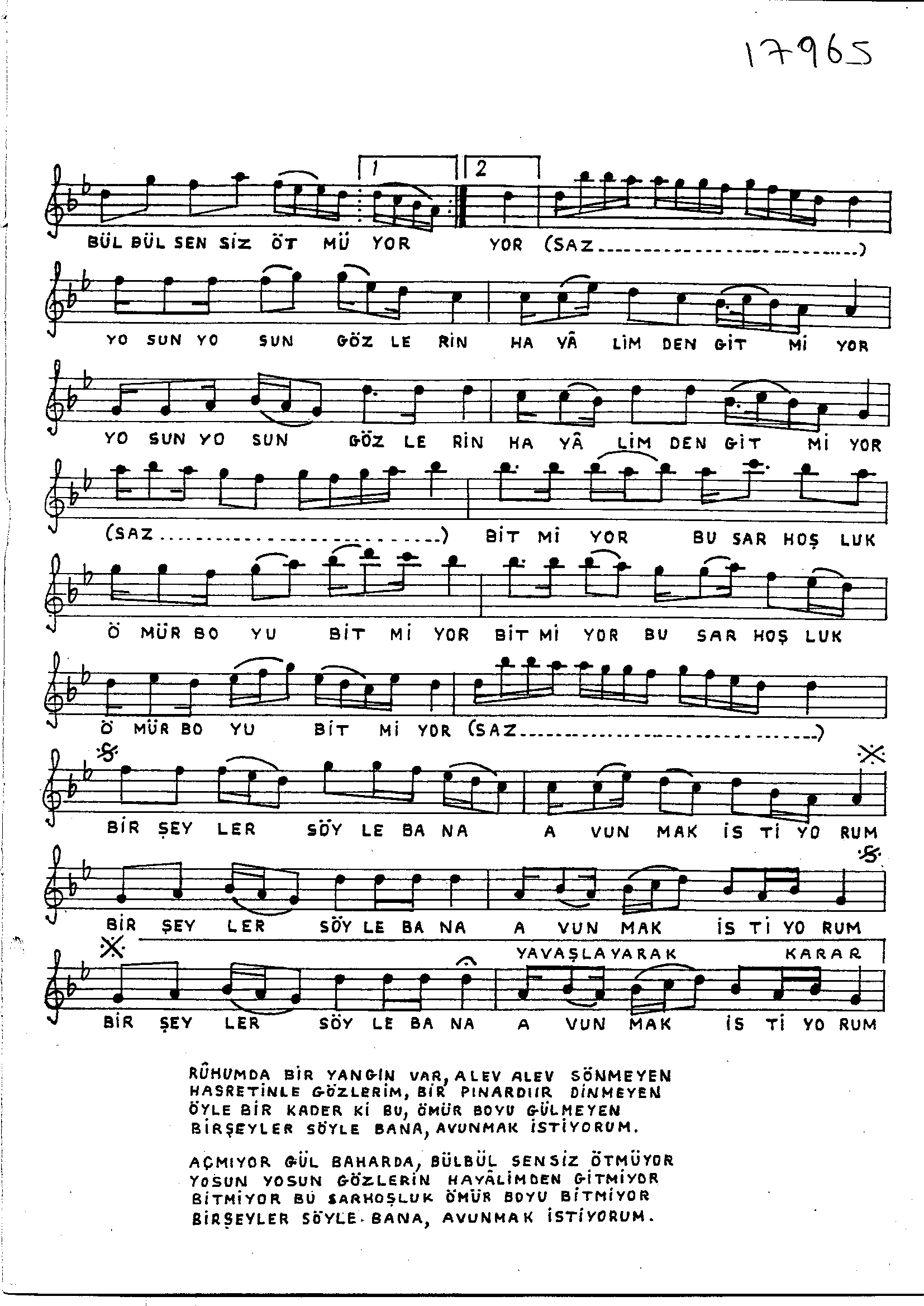 Nihâvend - Şarkı - Niyâzi Şengül - Sayfa 2