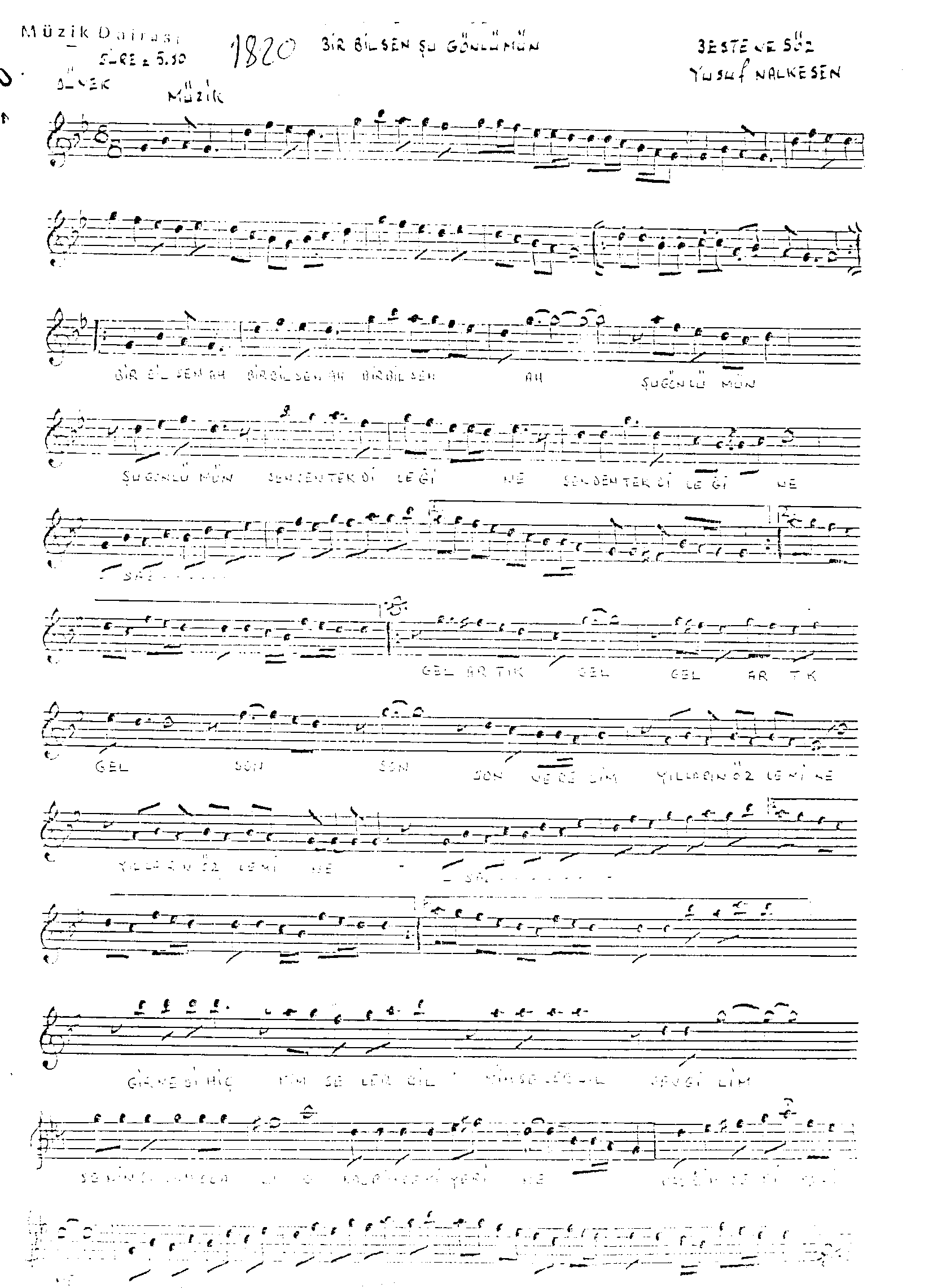 Nihâvend - Şarkı - Yusuf Nalkesen - Sayfa 1