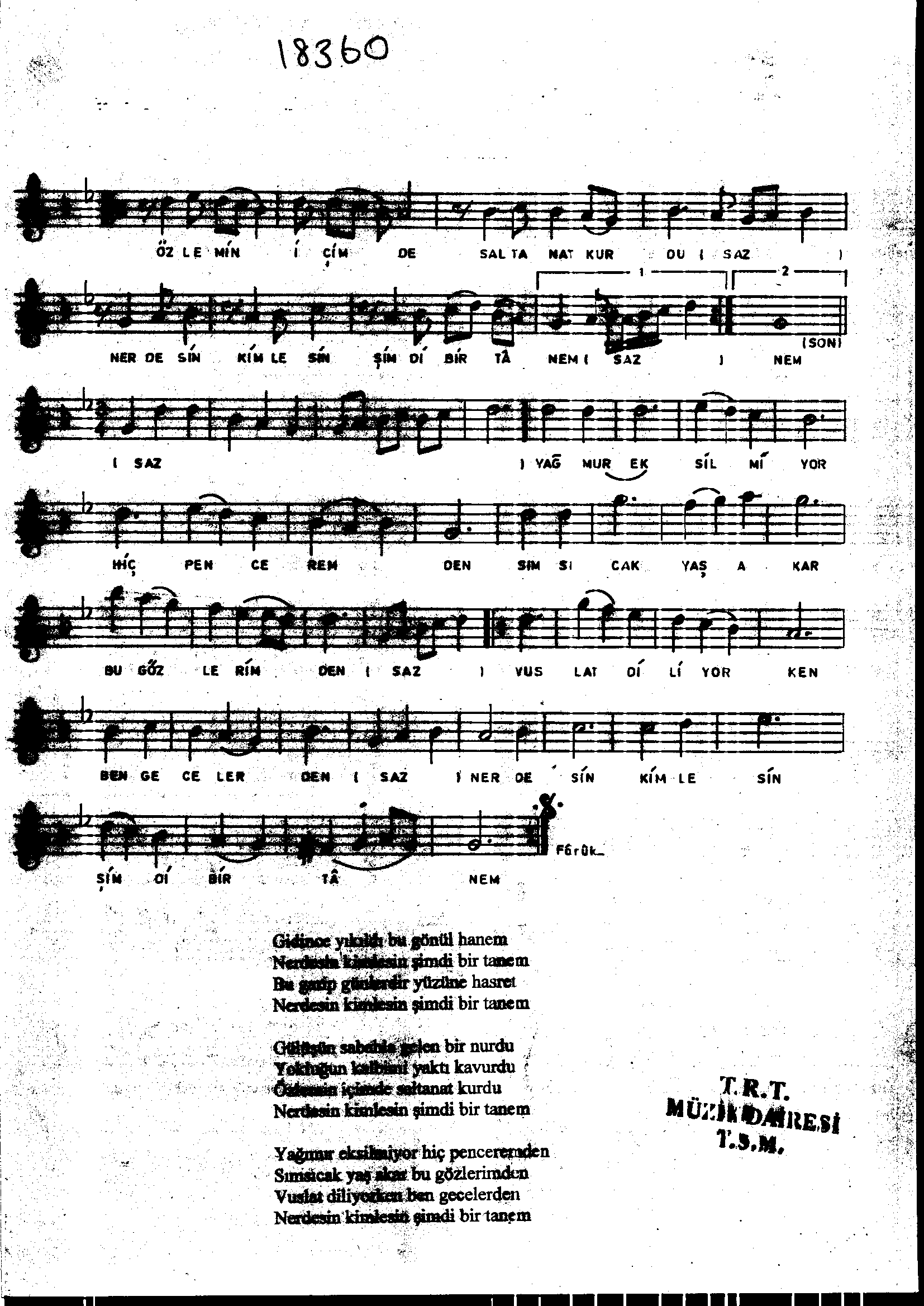 Nihâvend - Şarkı - Faruk Şahin - Sayfa 2