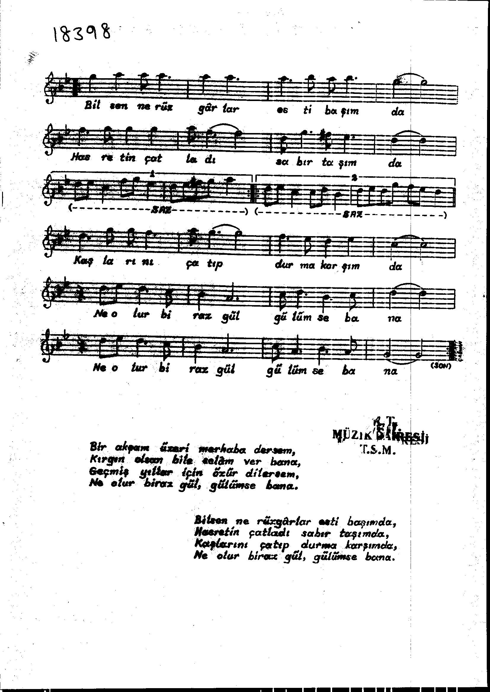 Nihâvend - Şarkı - Pınar Köksal - Sayfa 2