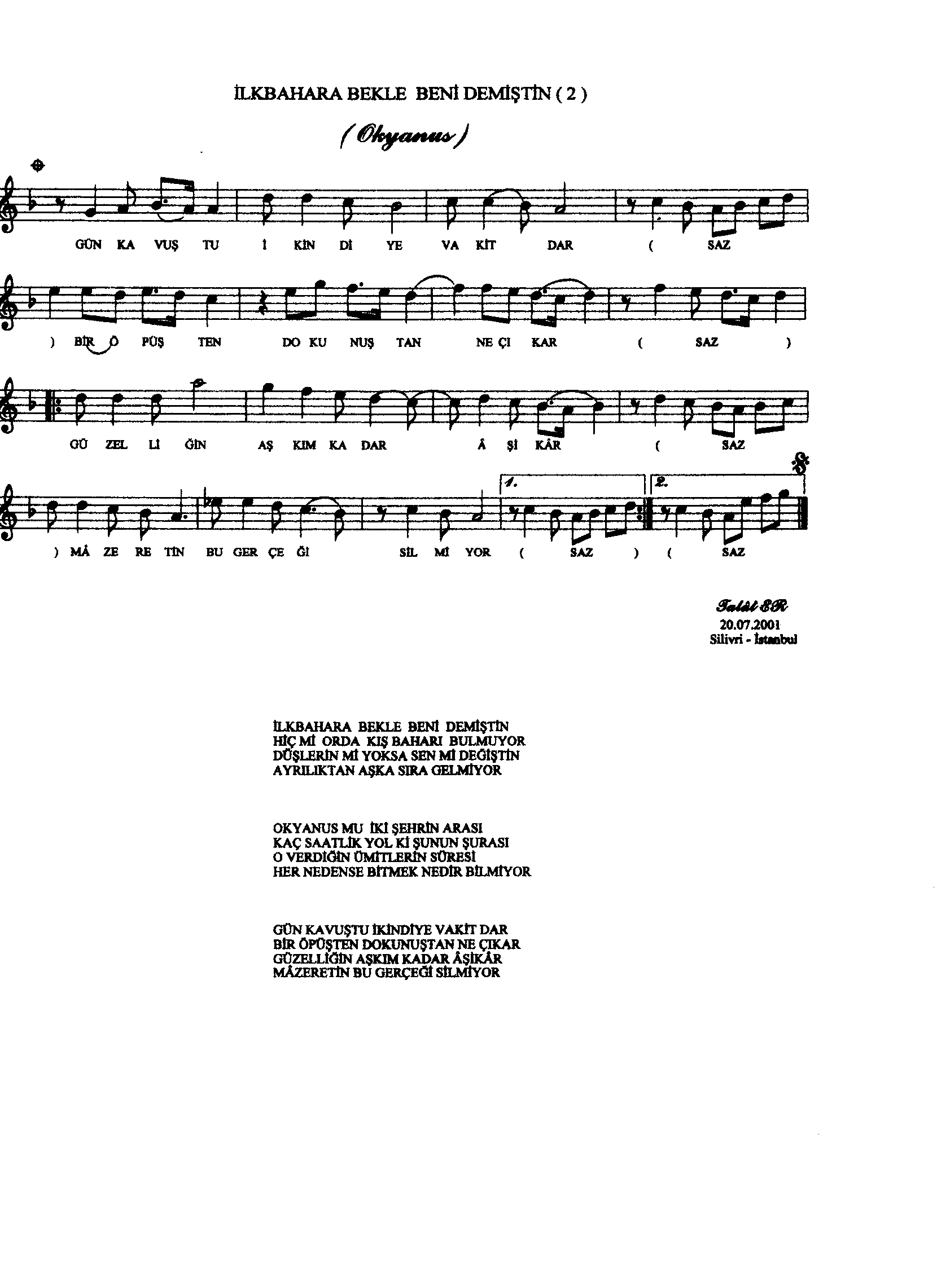 Kürdi - Şarkı - Talât Er - Sayfa 2
