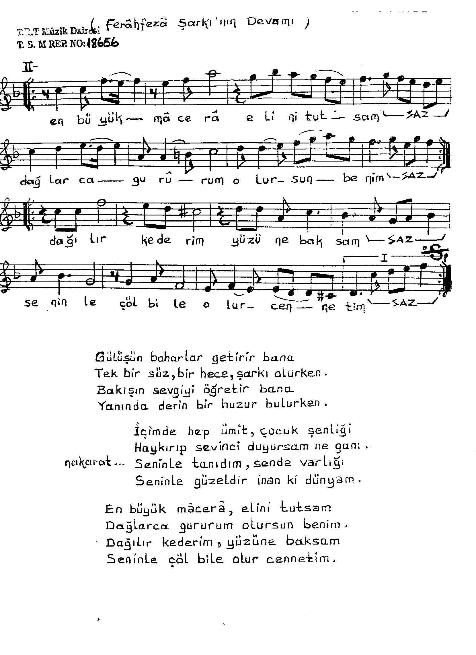 Ferah-Fezâ - Şarkı - Hasan Soysal - Sayfa 2