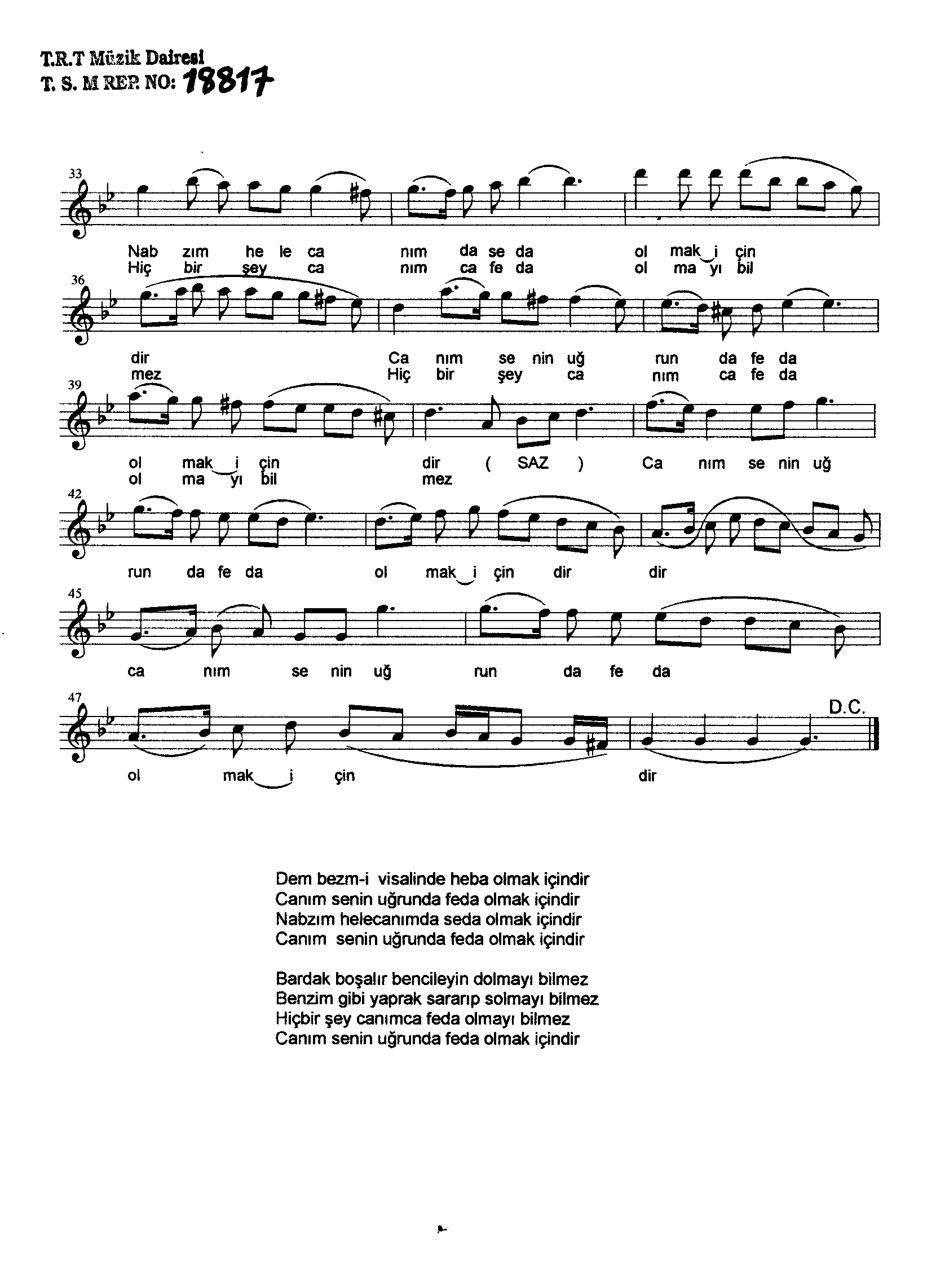 Nihâvend - Şarkı - Atıf Baştuğ - Sayfa 2