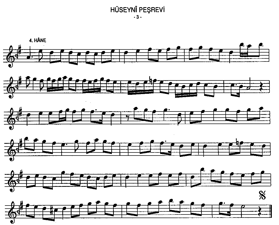 Hüseynî - Peşrev - 3.Selim - Sayfa 3