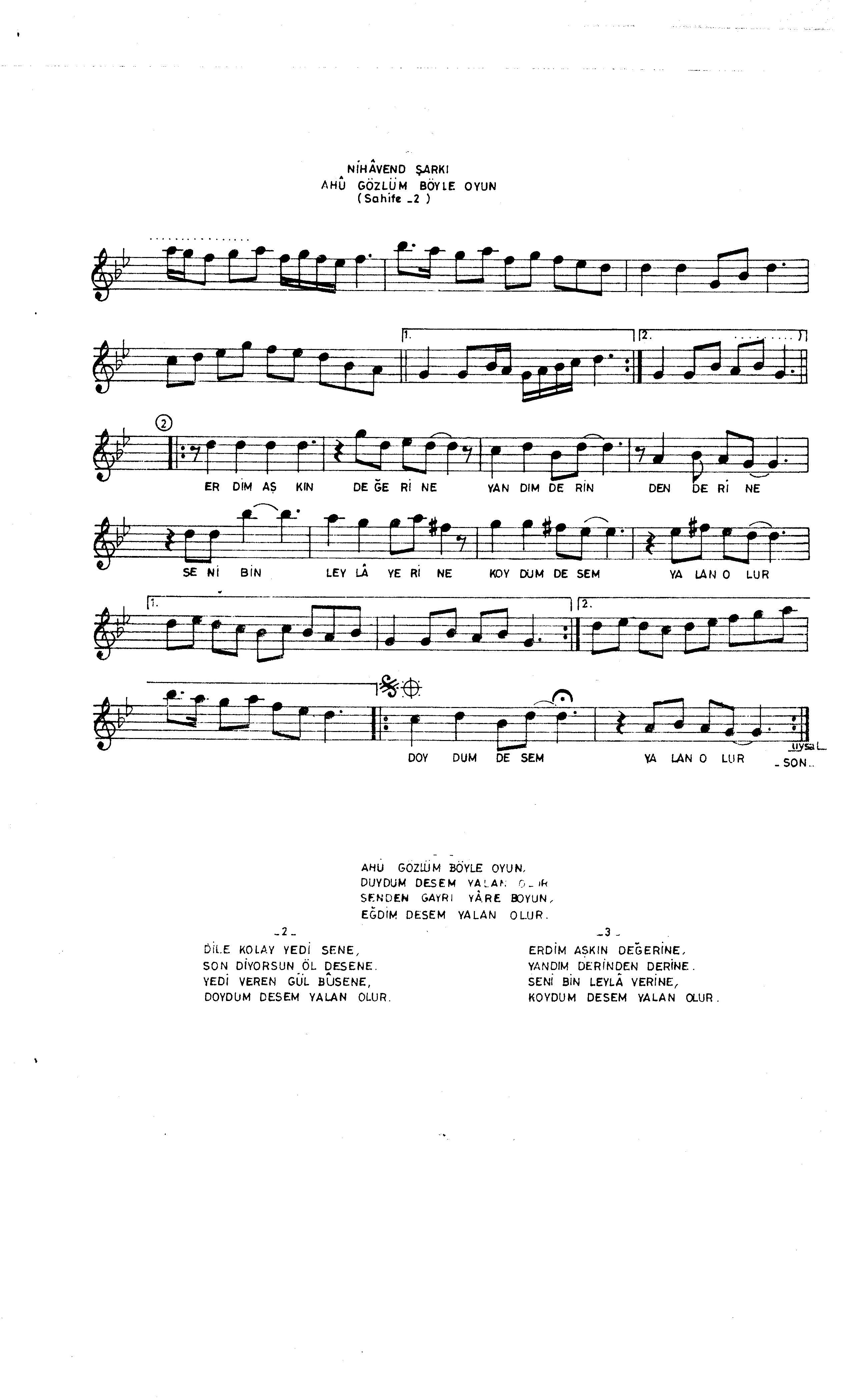 Nihâvend - Şarkı - İsmail Demirkıran - Sayfa 2