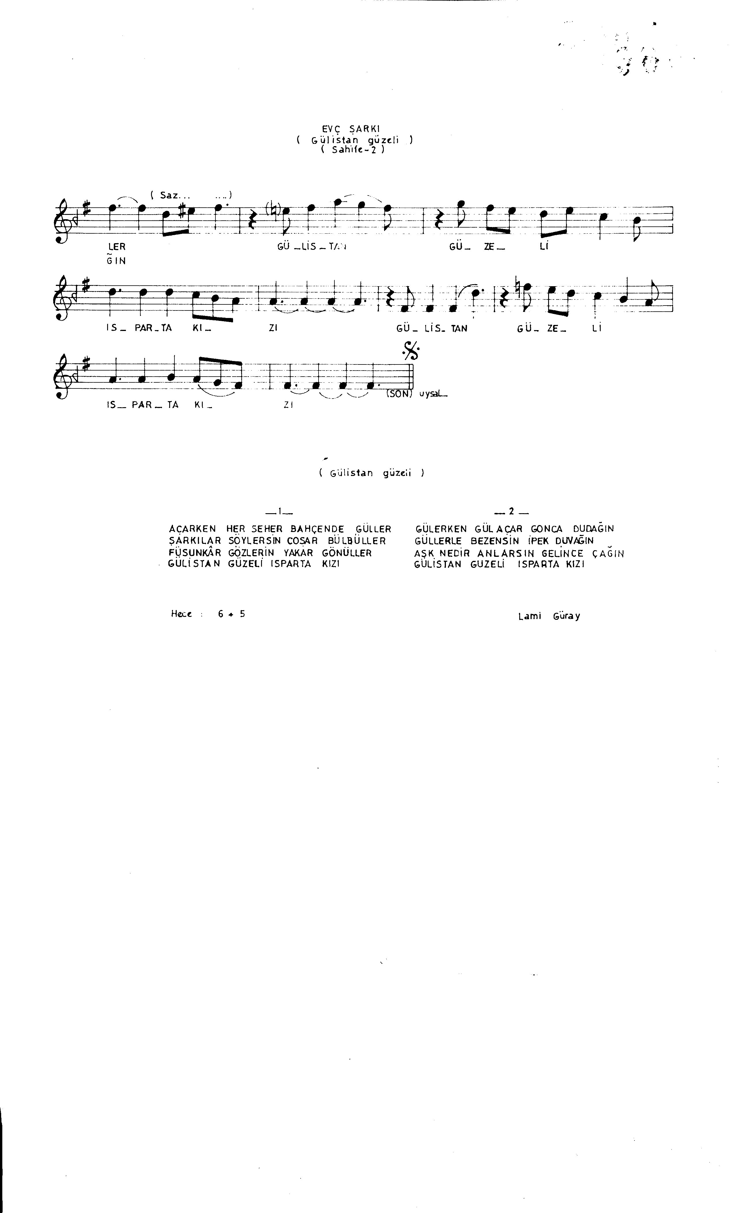 Evc - Şarkı - Teoman Önaldı - Sayfa 2