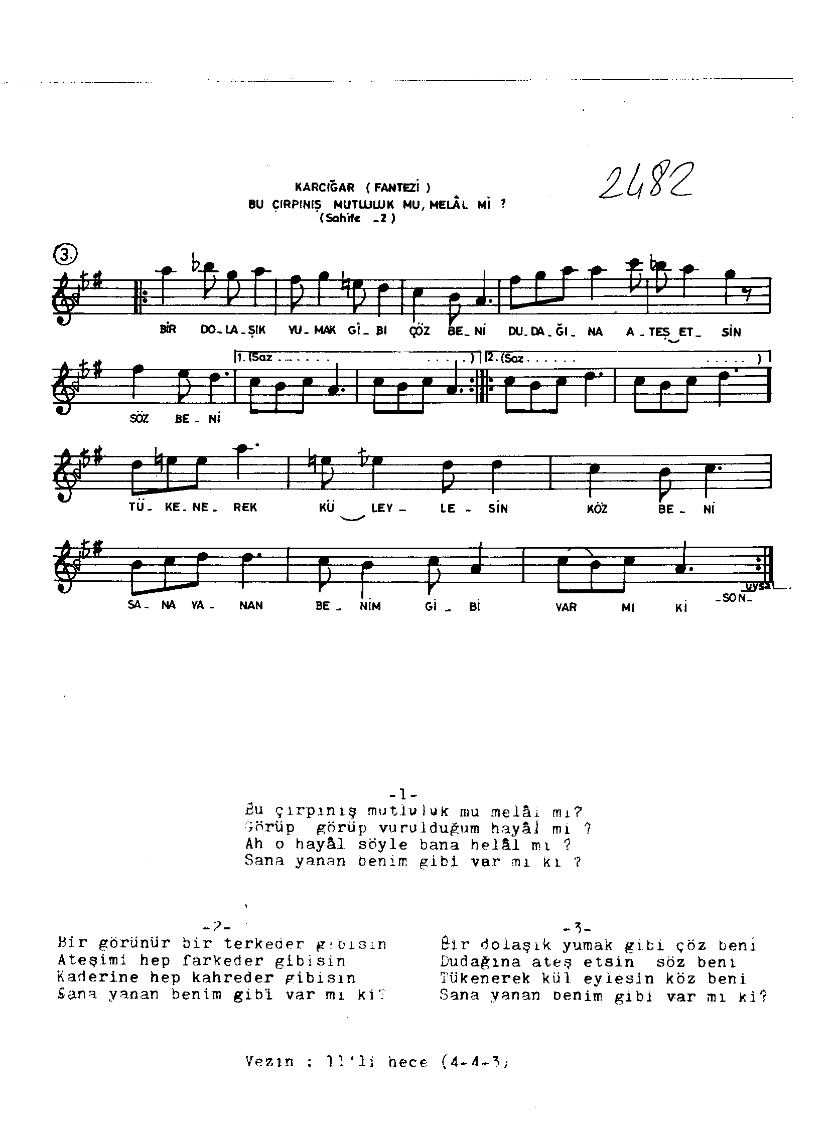 Karcığar - Fantezi - Ali Şenozan - Sayfa 2