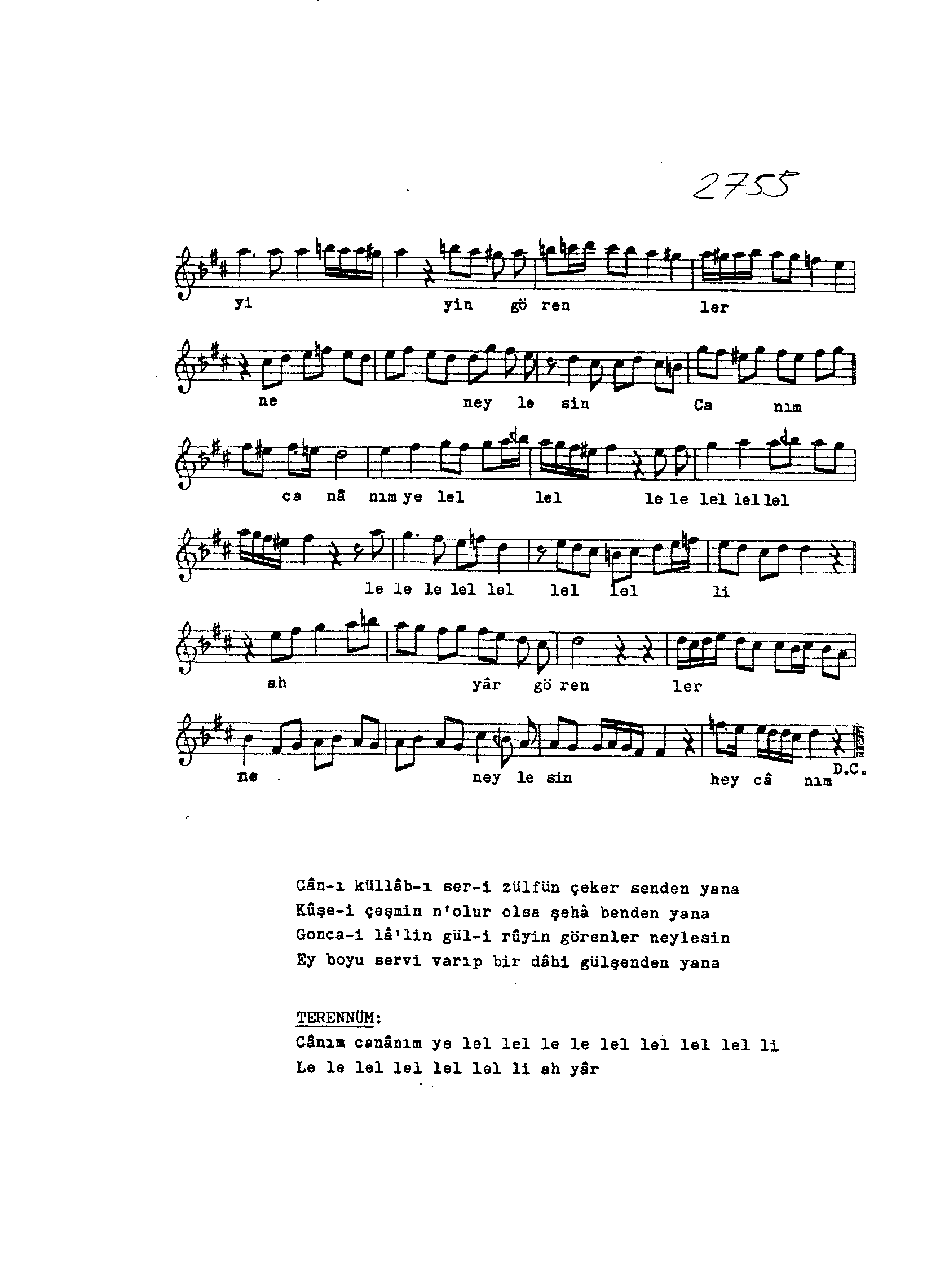 Nikrîz - Beste - Itrî(Buhûrizâde Mustafa Efendi) - Sayfa 2