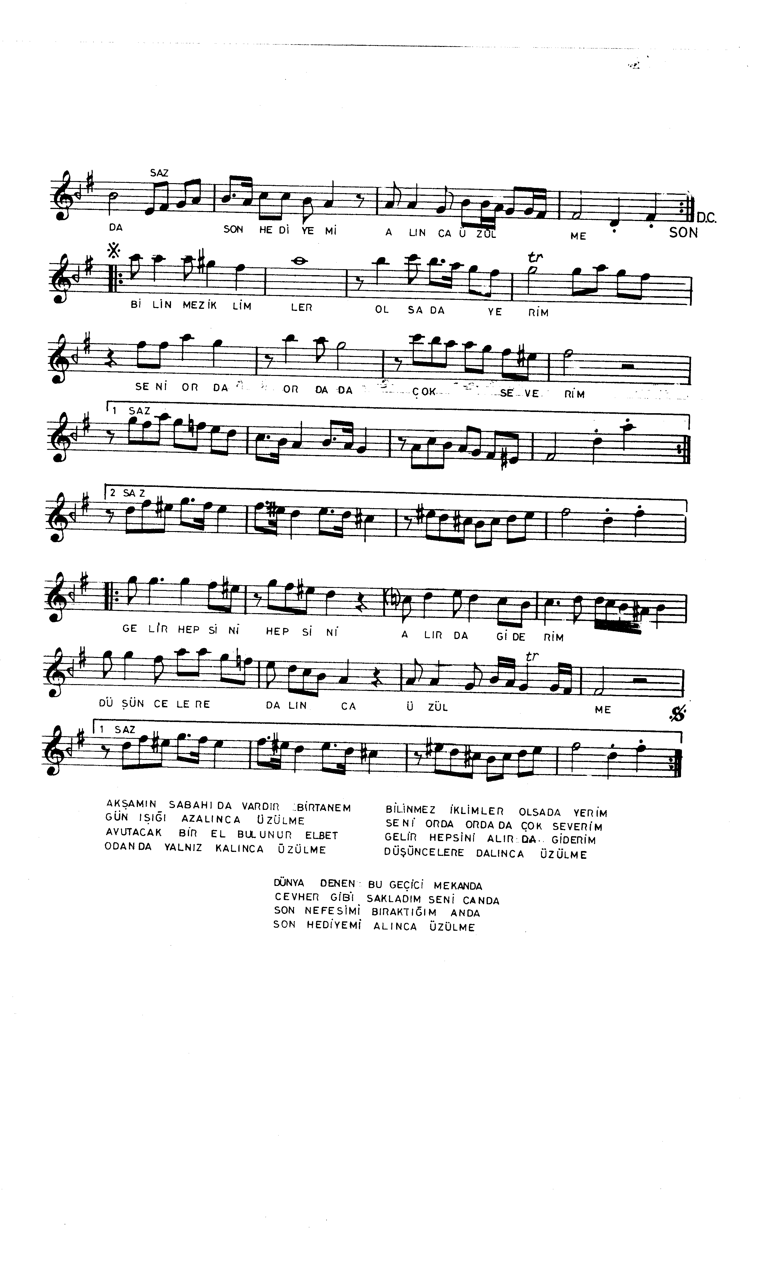 Evc - Şarkı - Fethi Karamahmudoğlu - Sayfa 2