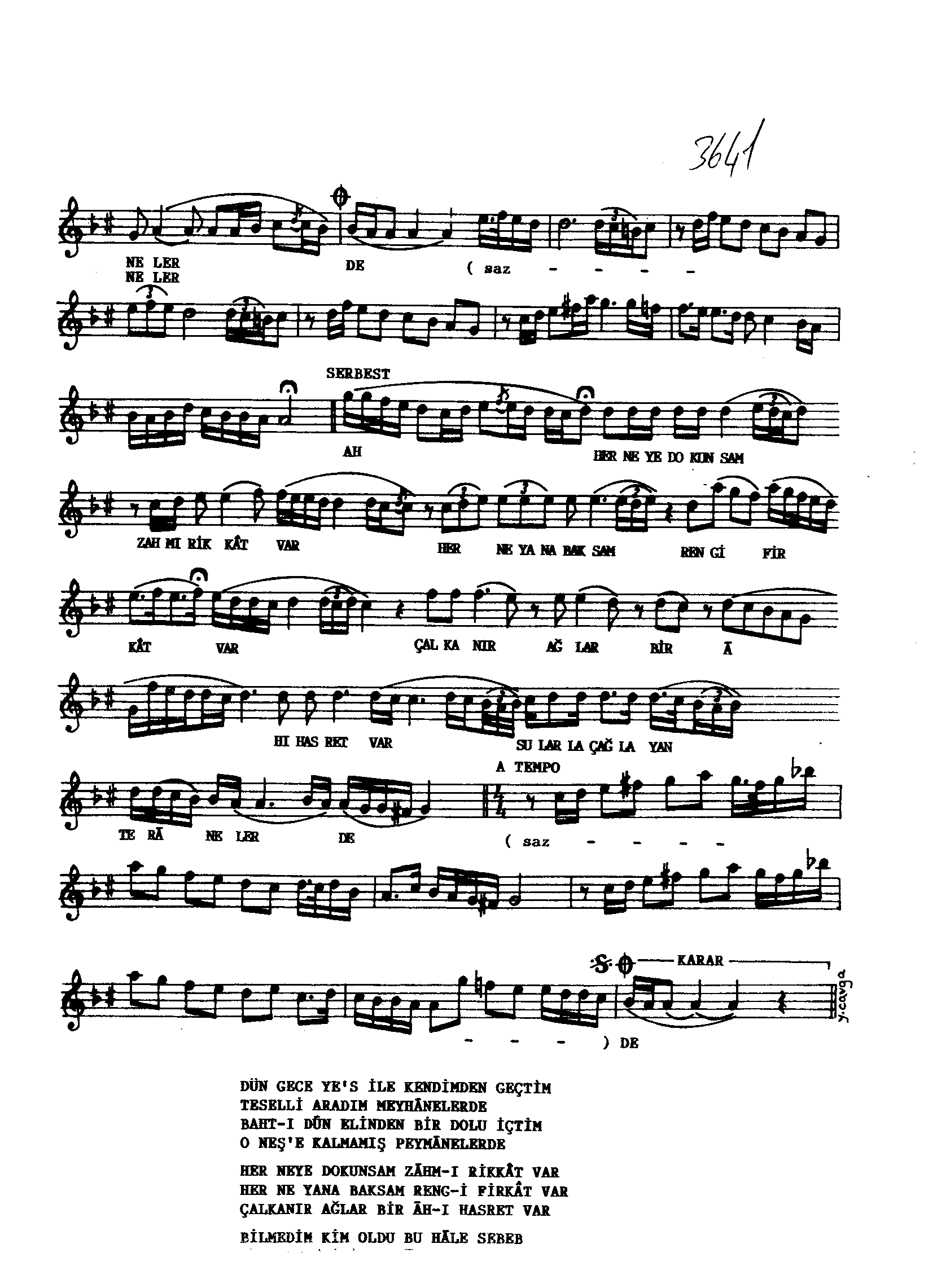 Hicâz - Şarkı - Suphi Ziyâ Özbekkan - Sayfa 2