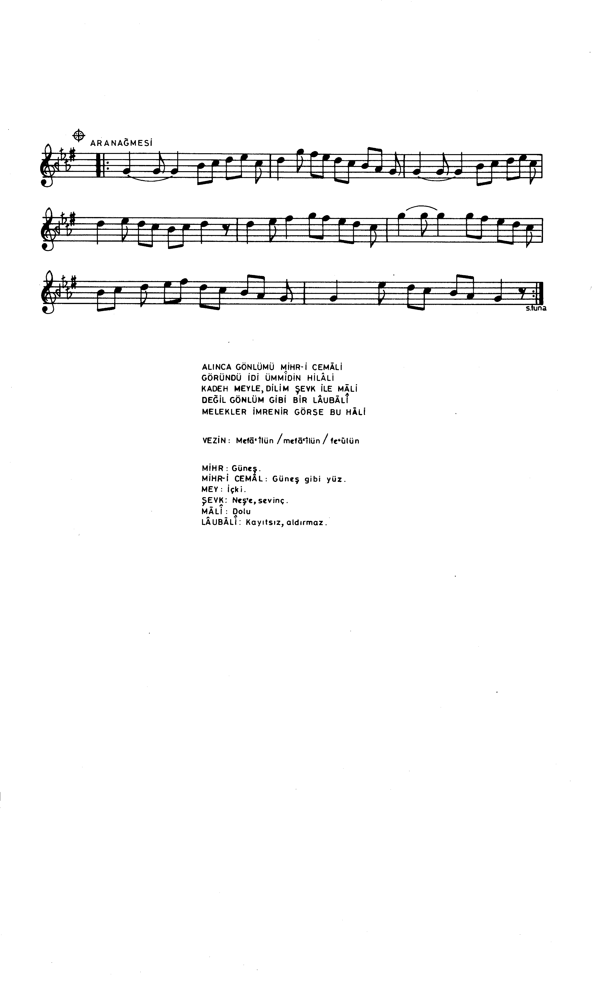 Sûz-Nâk - Şarkı - Hacı Arif Bey - Sayfa 2