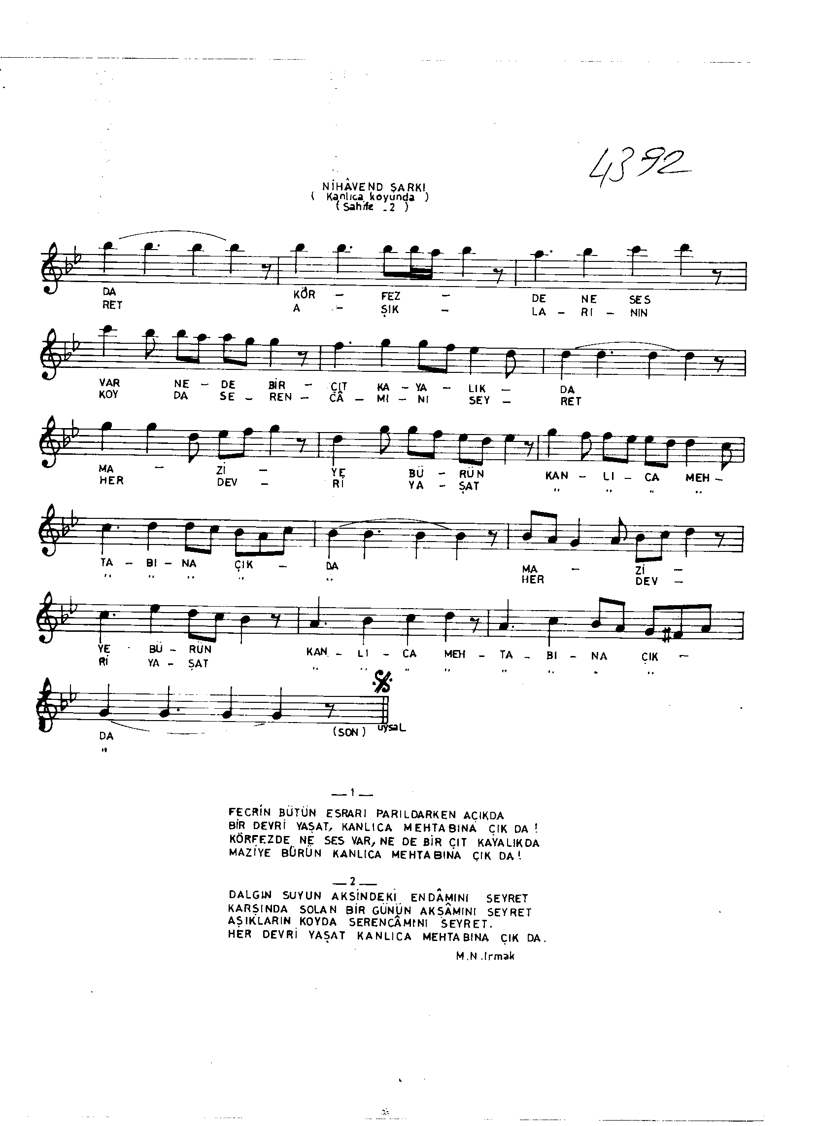 Nihâvend - Şarkı - Yücel Aşan - Sayfa 2