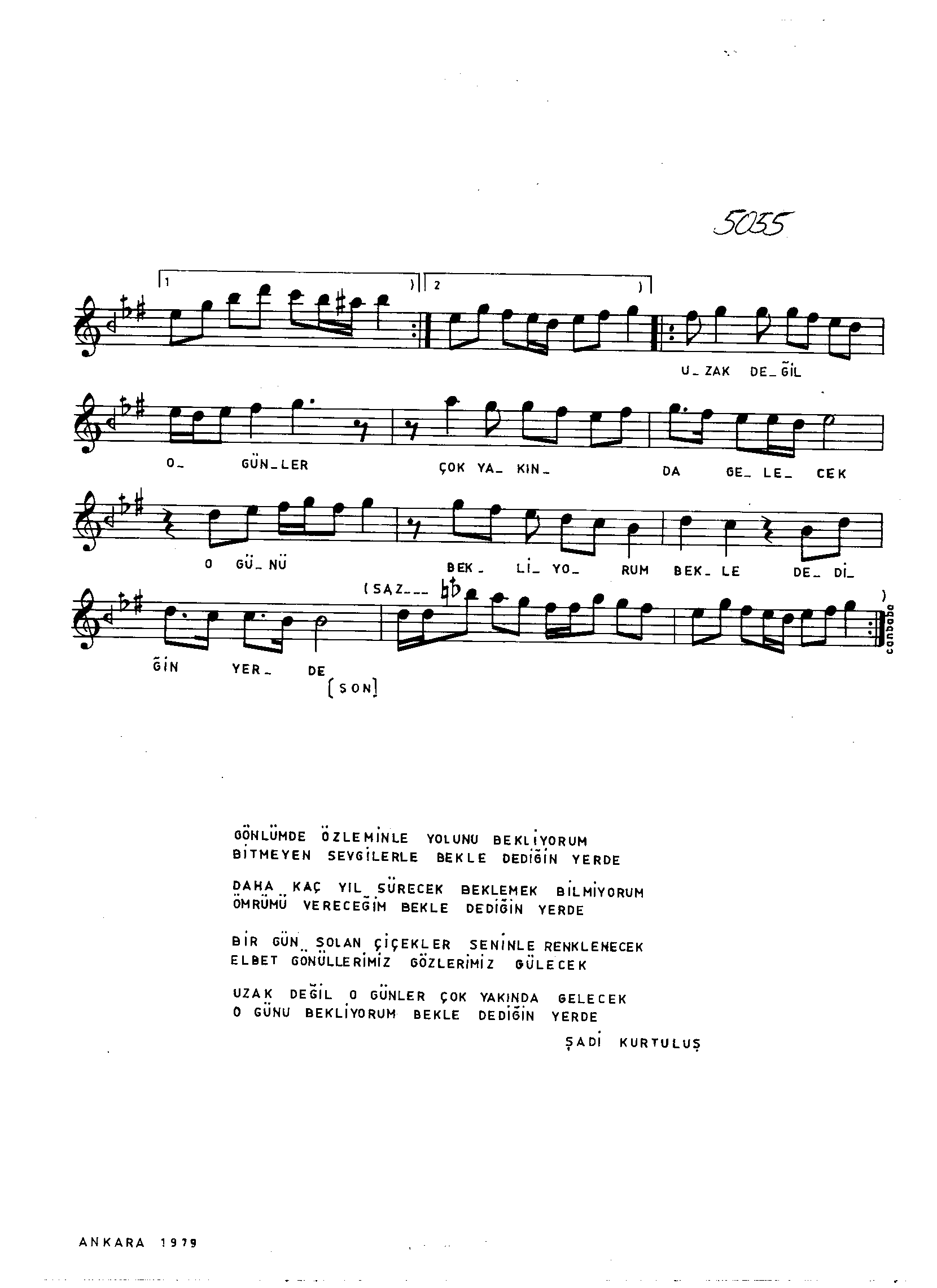 Hüzzâm - Şarkı - Necdet Tokatlıoğlu - Sayfa 2