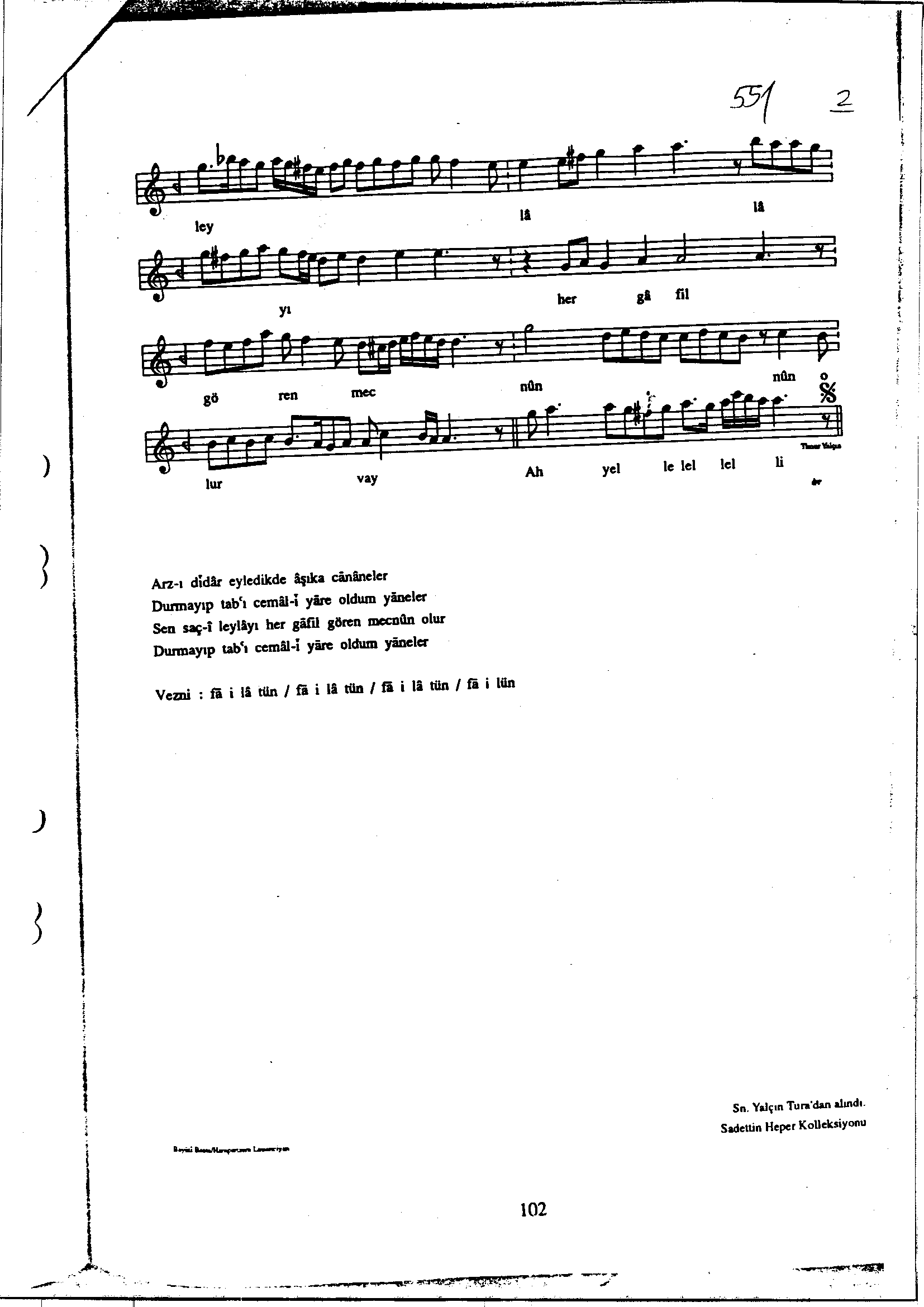 Beyâtî - Beste - Hamparsum Limoncuyan - Sayfa 2