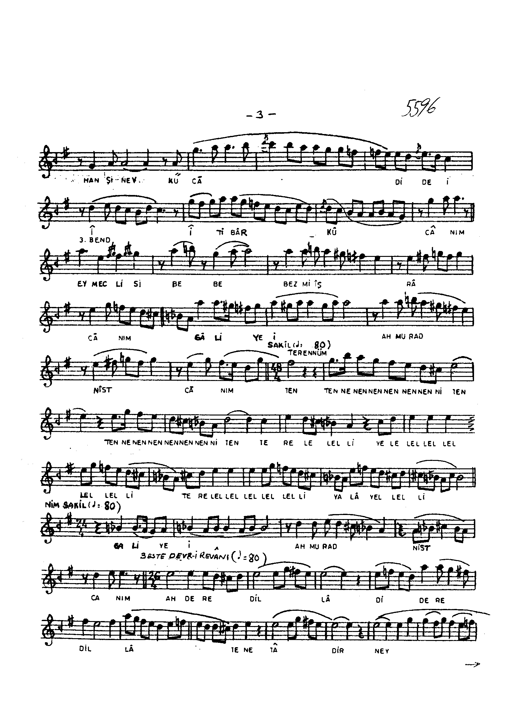 Neva - Kâr - Itrî(Buhûrizâde Mustafa Efendi) - Sayfa 3