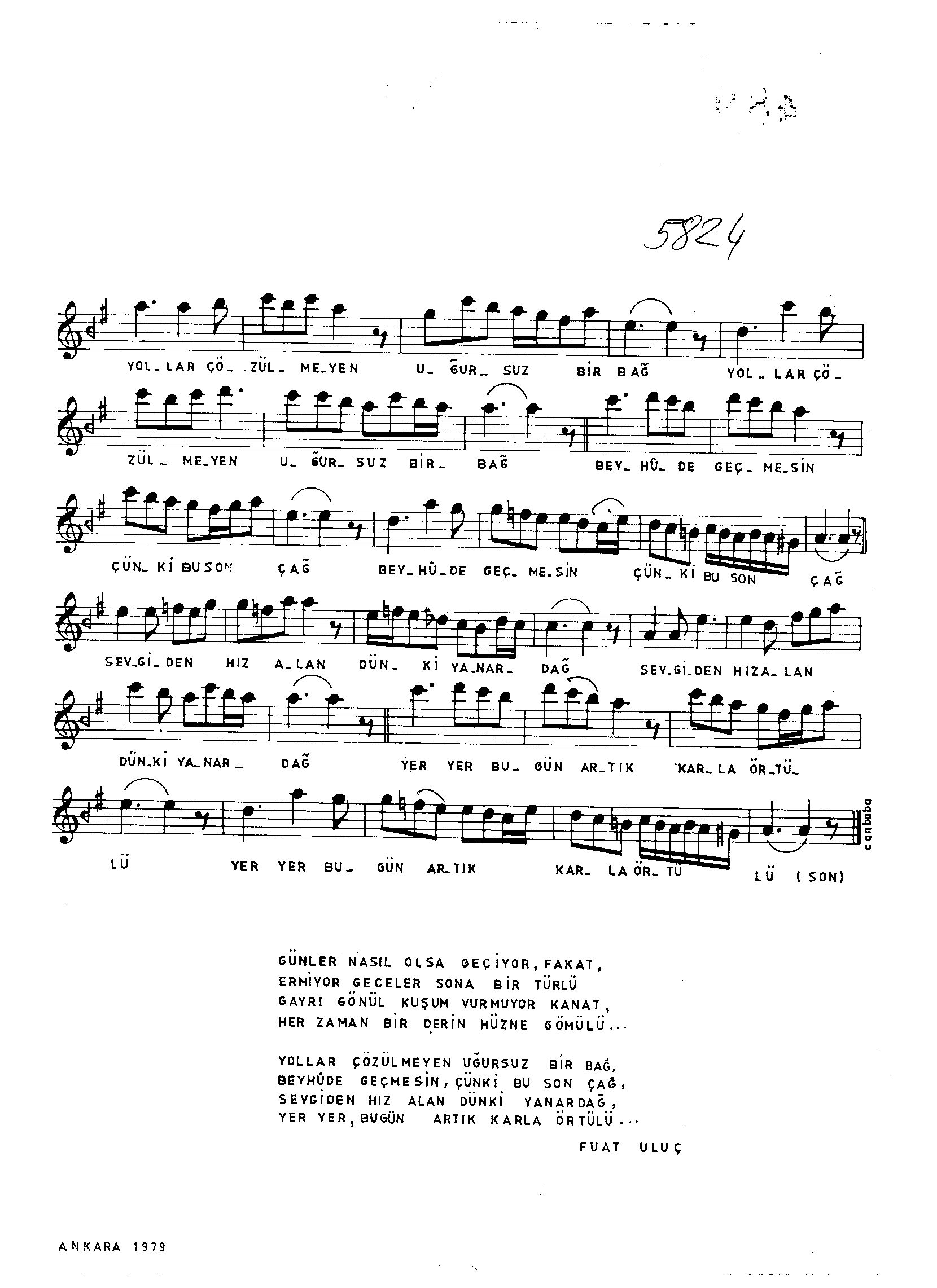 Muhayyer Bûselik - Şarkı - İsmail Baha Sürelsan - Sayfa 2