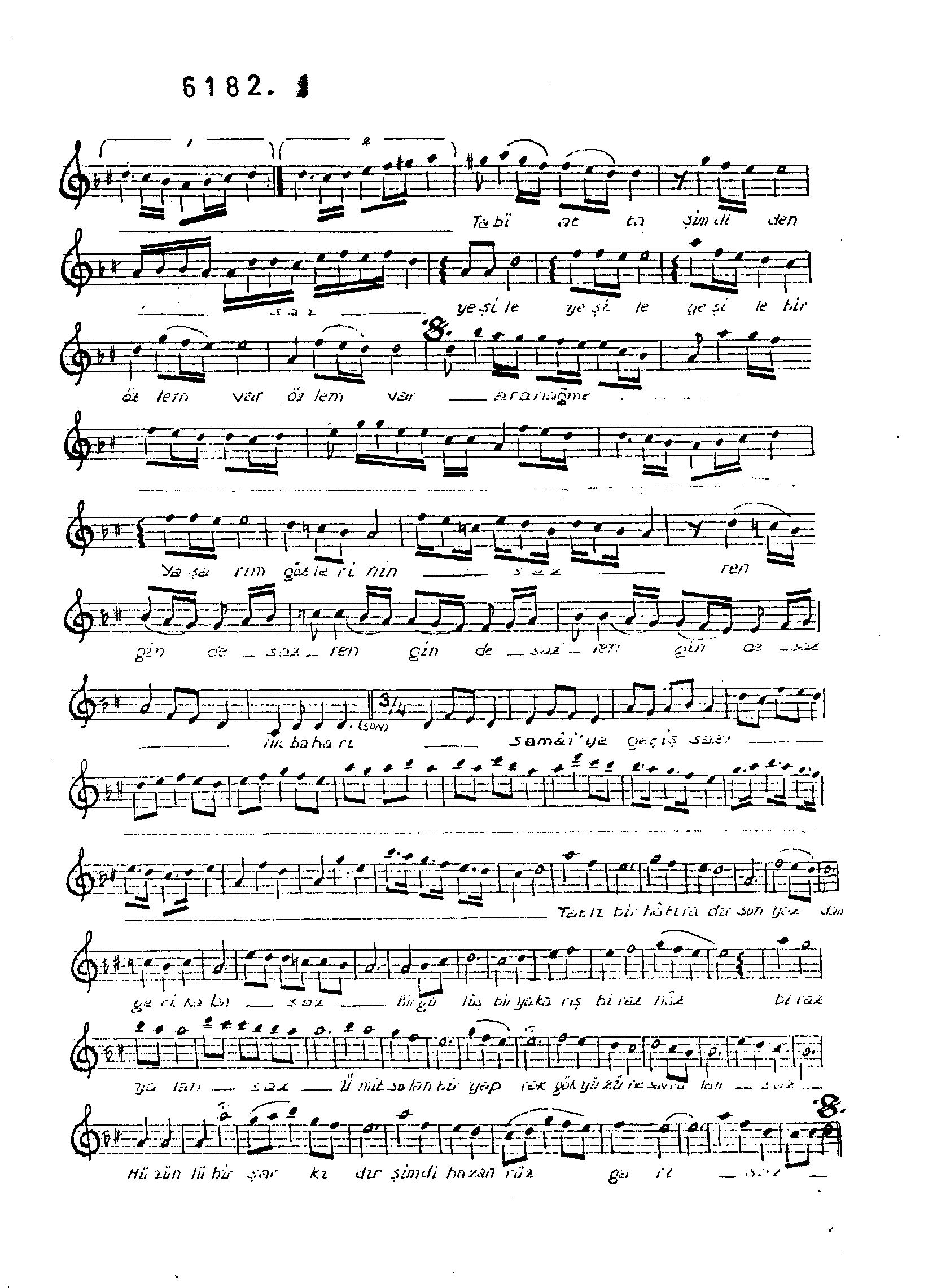Sultânî-Yegâh - Şarkı - Orhan Kızılsavaş - Sayfa 2