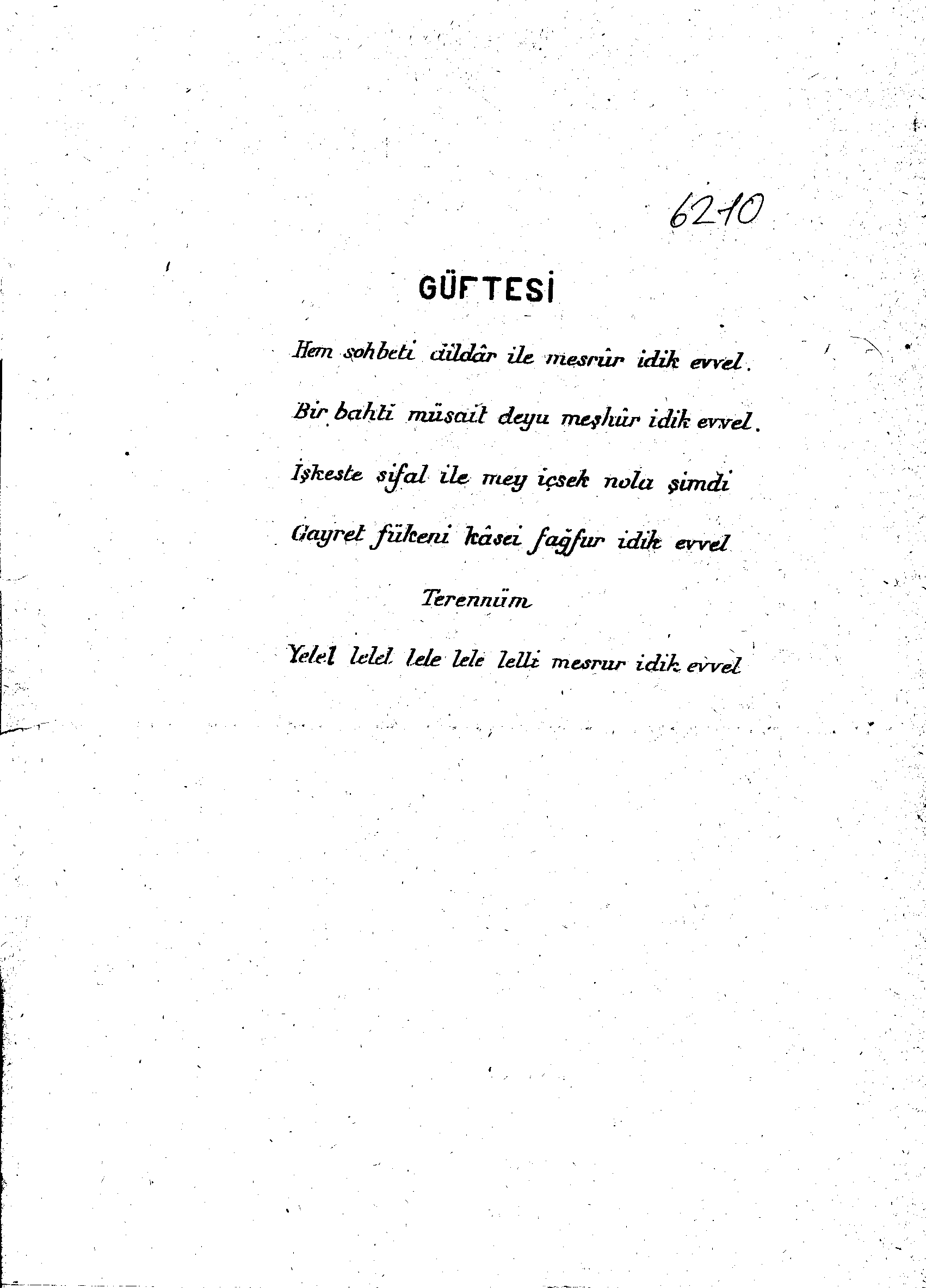 Pençgah - Beste - Itrî(Buhûrizâde Mustafa Efendi) - Sayfa 3