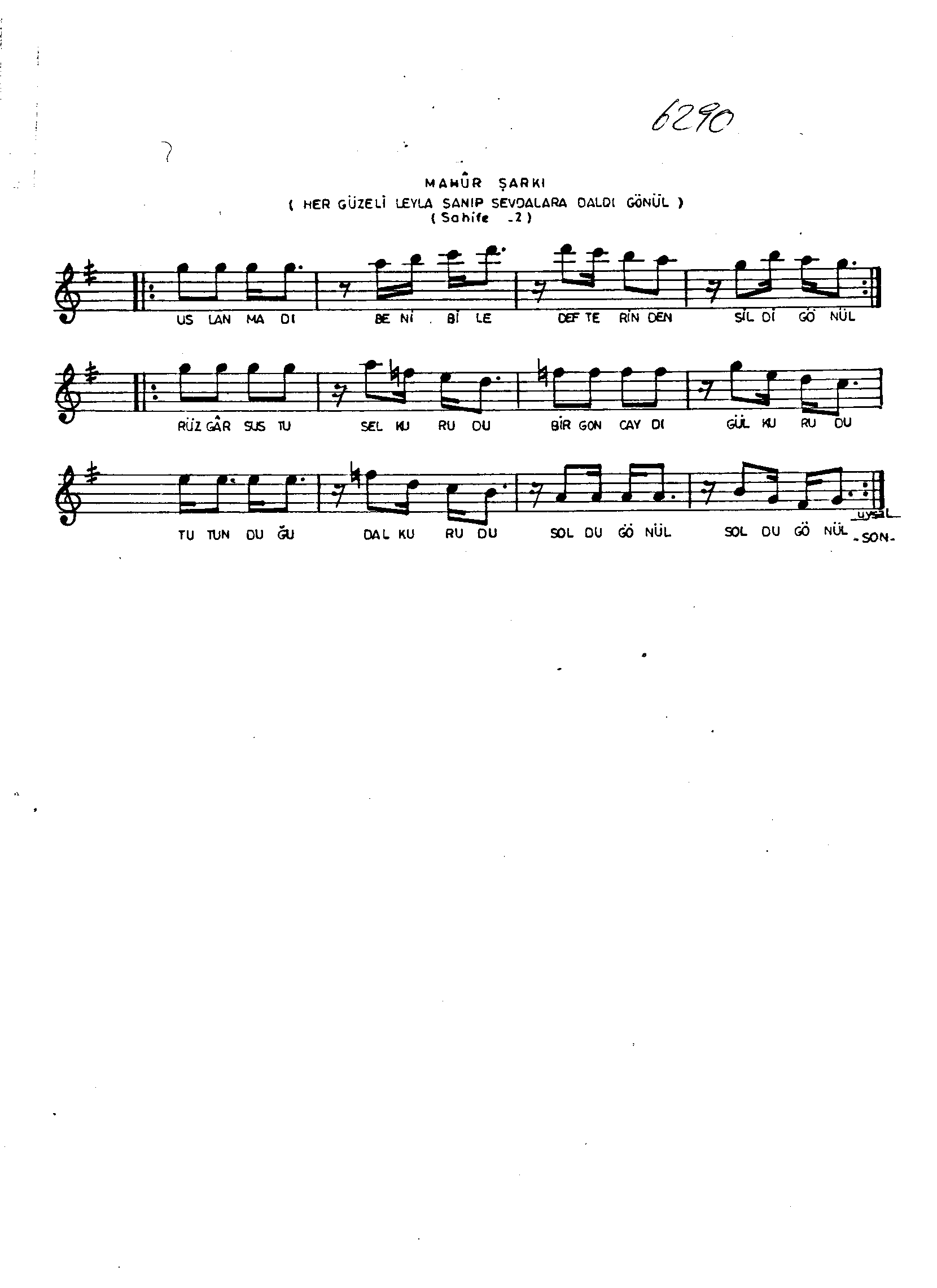 Mâhûr - Şarkı - İsmail Birateş - Sayfa 2
