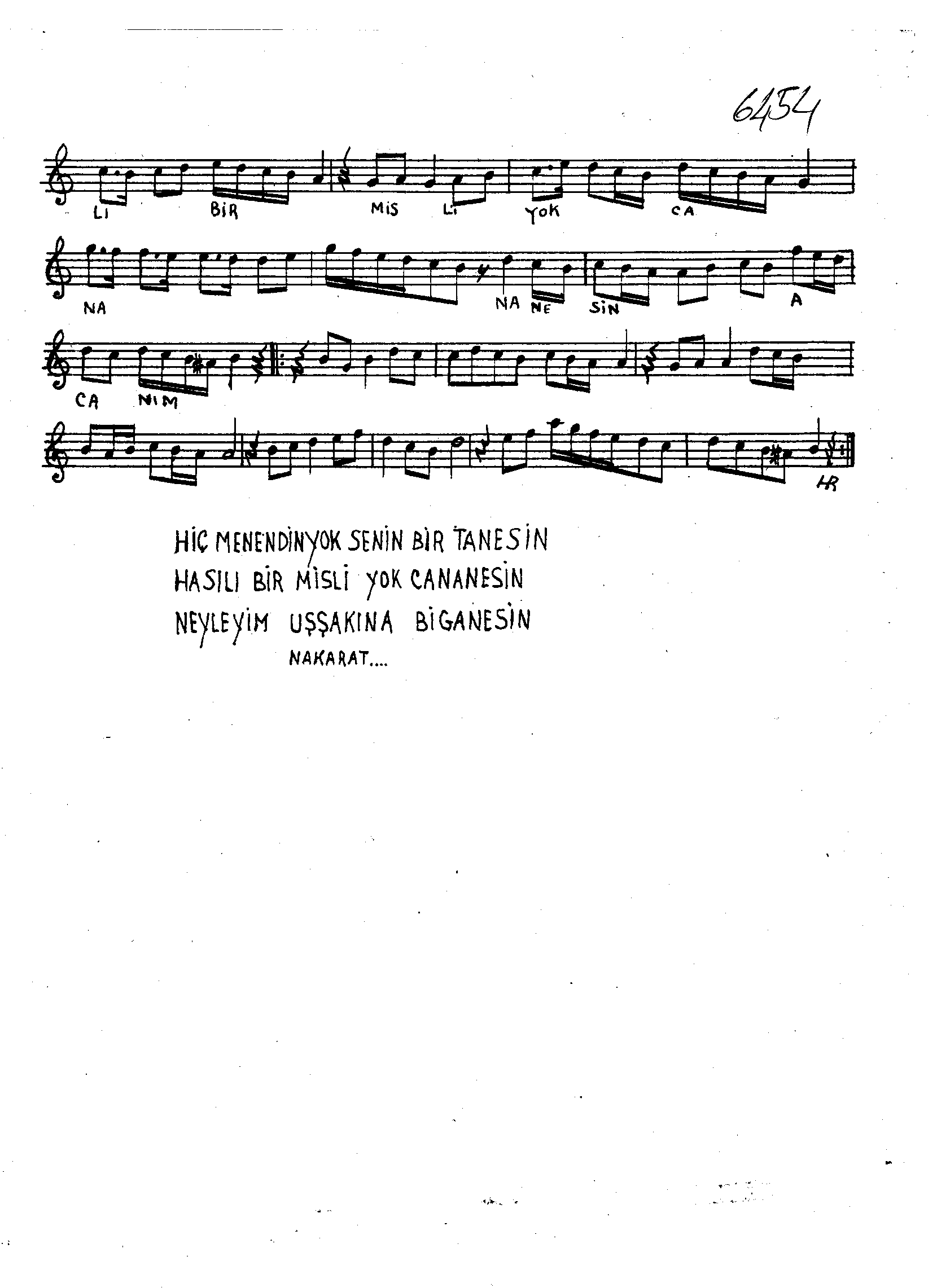 Mâye - Şarkı - Şâkir Ağa - Sayfa 2