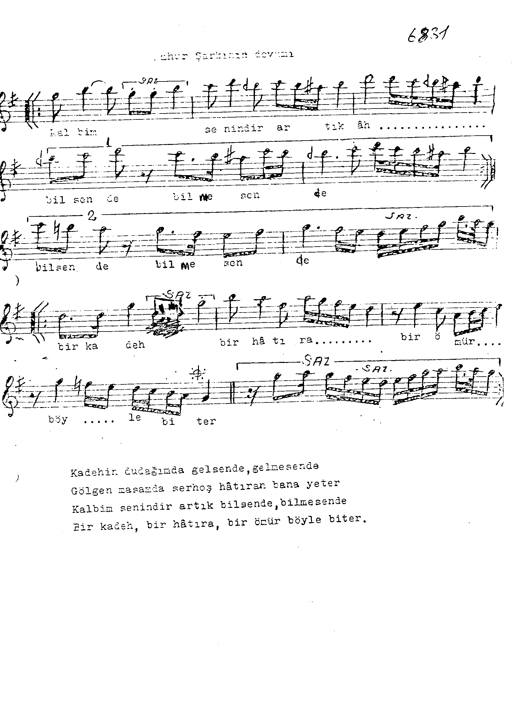 Mâhûr - Şarkı - Rüştü Eriç - Sayfa 2