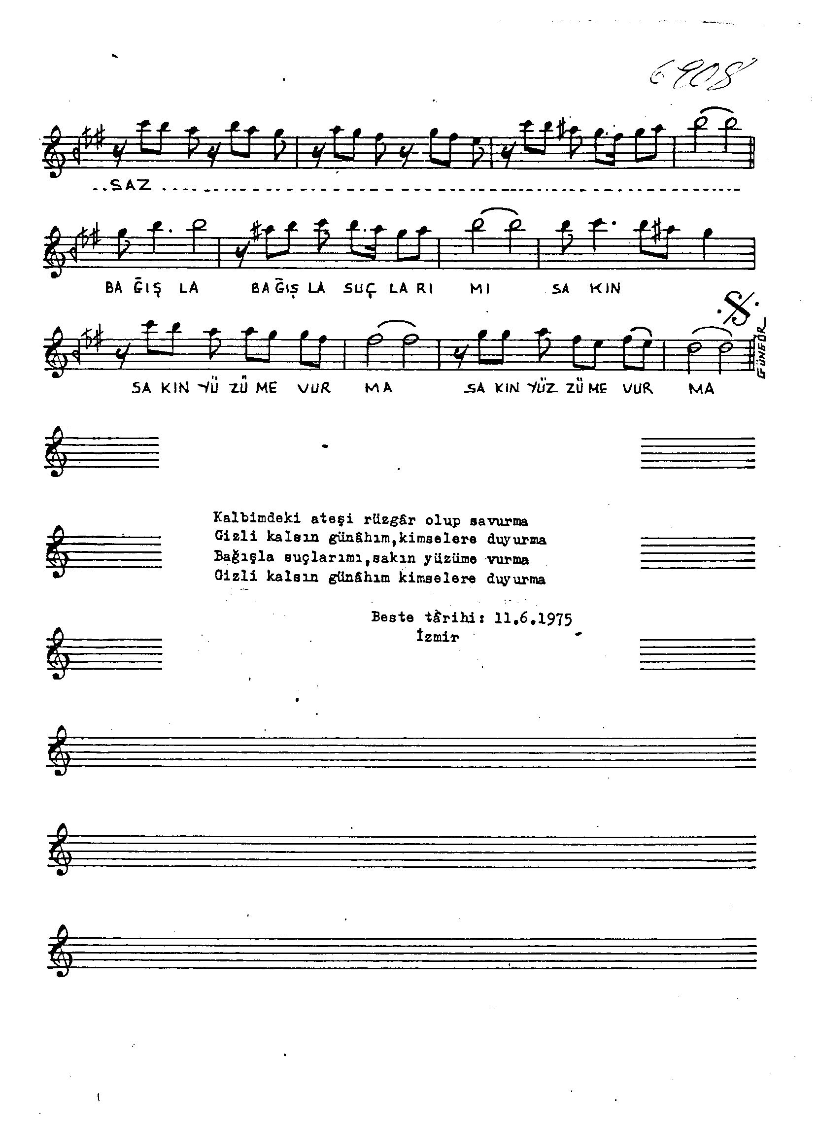 Hüzzâm - Şarkı - Yusuf Nalkesen - Sayfa 2
