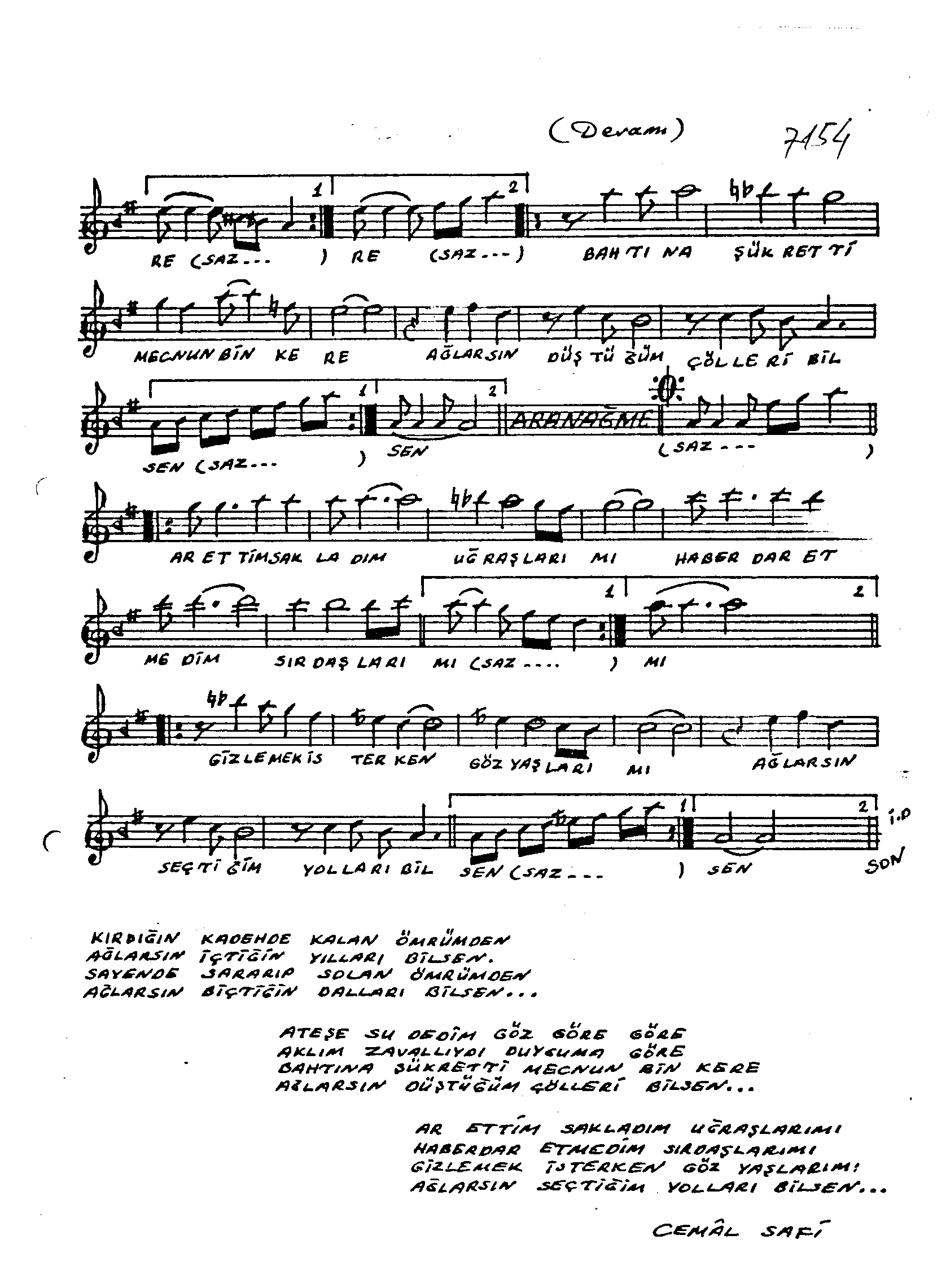 Hüseynî - Şarkı - İsmail Demirkıran - Sayfa 2