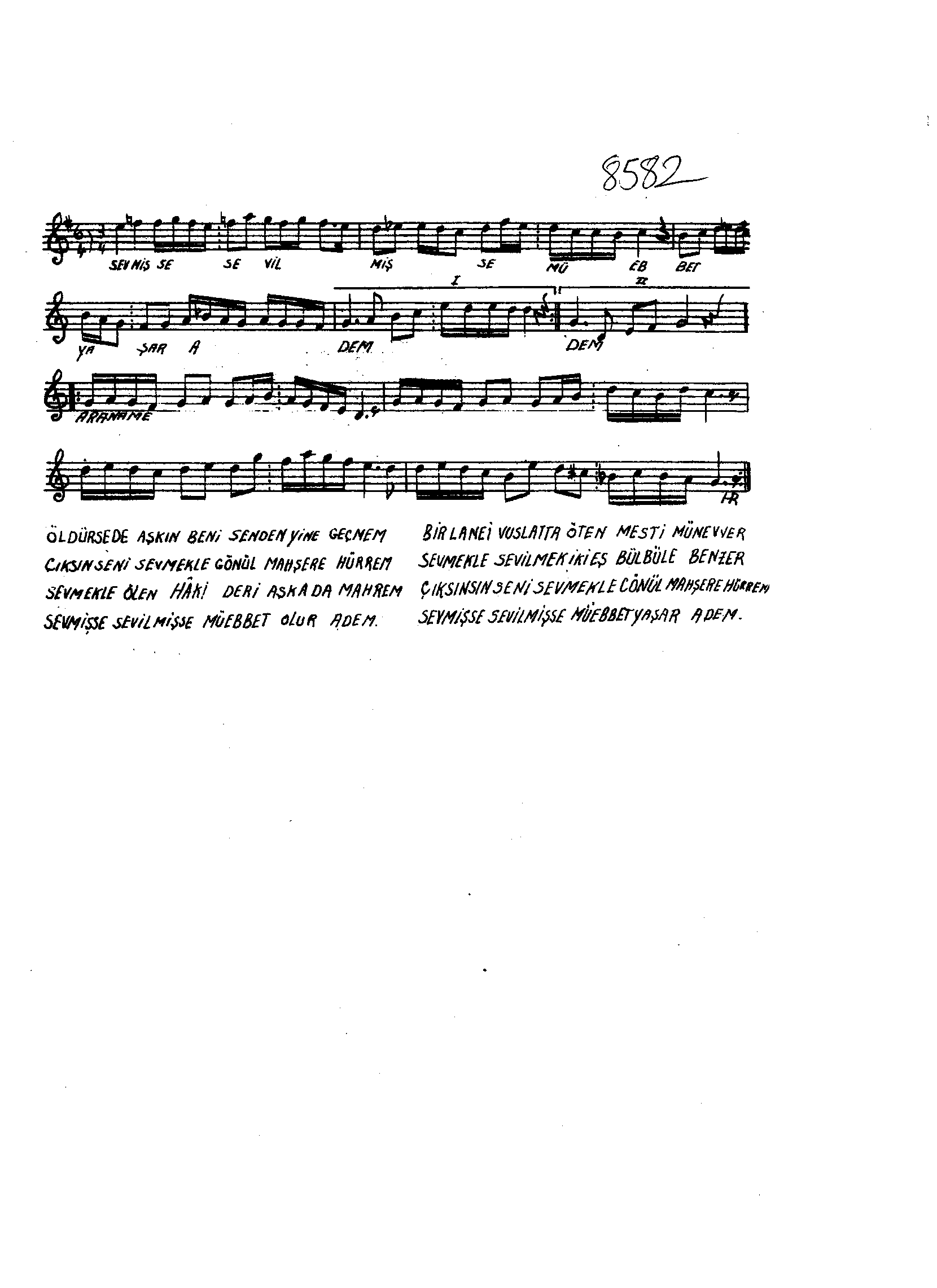 Sûz-i Dil-Ârâ - Şarkı - Sultan Vahdettin - Sayfa 2